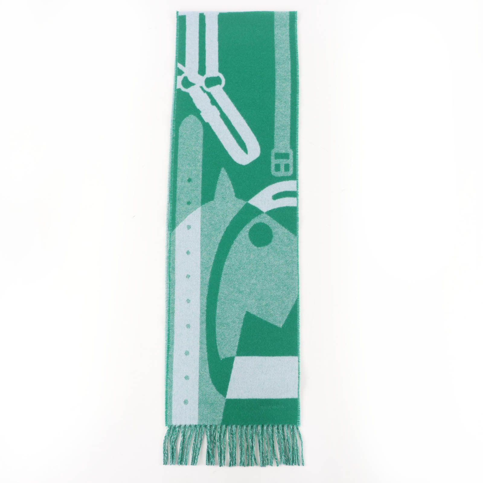 Hermes Hermes Hermès Ready Steady Go Cashmere Scarf Textile Scarf DUTY FREE for USA Size ONE SIZE - 4 Thumbnail