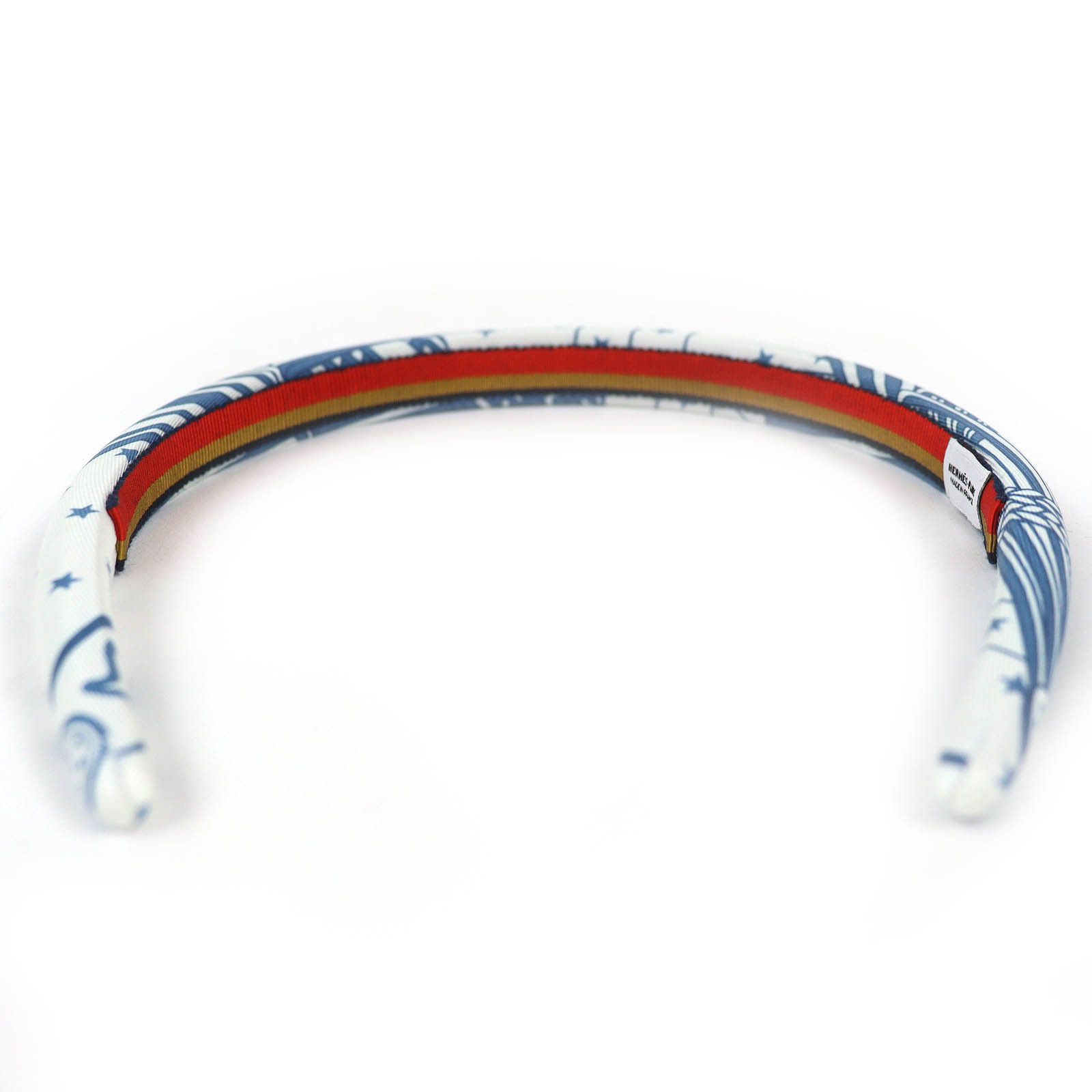 Hermes Hermes Hermès Katyusha Gina Zigzag Star Silk Hair Accessory Textile Other DUTY FREE for USA Size ONE SIZE - 5 Thumbnail