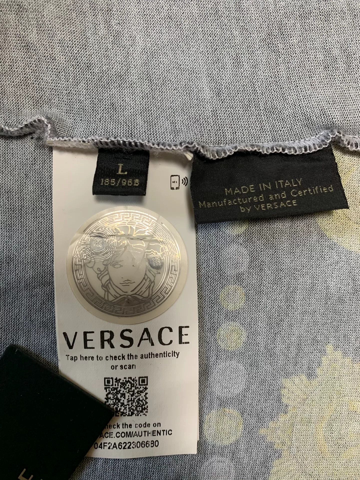 Japanese Brand Versace Men's Baroque Print Short-Sleeve T-Shirt Size US L / EU 52-54 / 3 - 4 Thumbnail