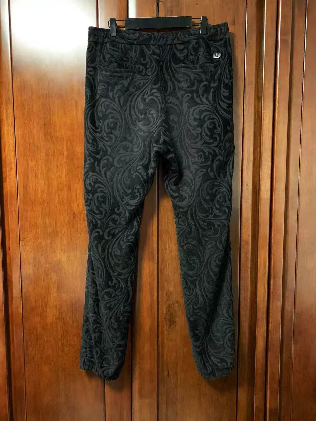 Japanese Brand Versace Men's Baroque Print Casual Pants Size US 33 - 2 Thumbnail