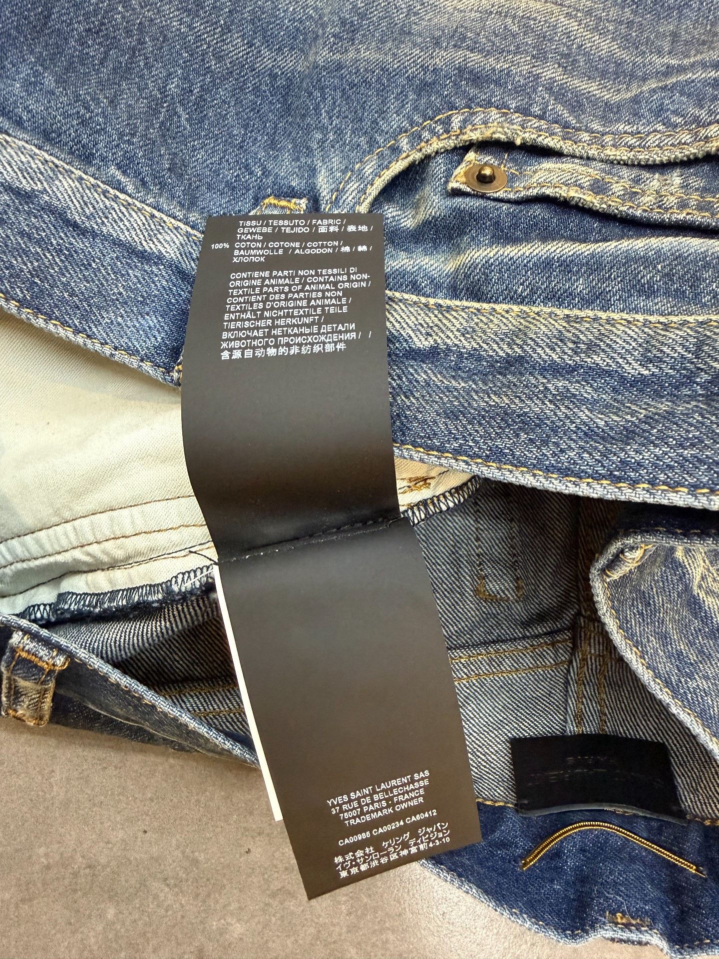 Saint Laurent Paris SAINT LAURENT Denim Shorts Size 27" / US 4 / IT 40 - 5 Thumbnail