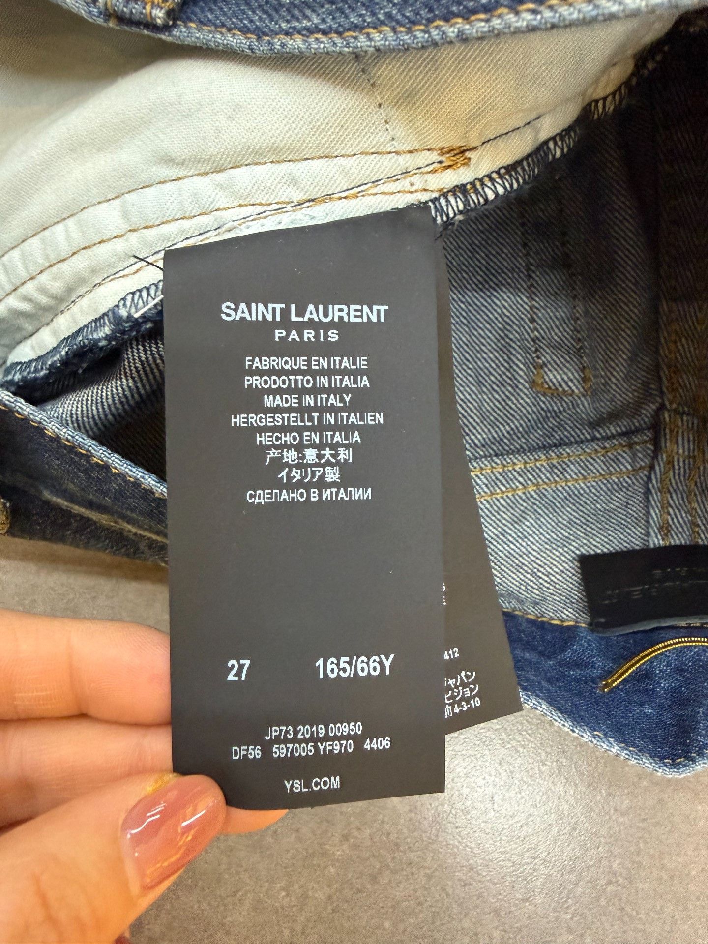 Saint Laurent Paris SAINT LAURENT Denim Shorts Size 27" / US 4 / IT 40 - 4 Thumbnail