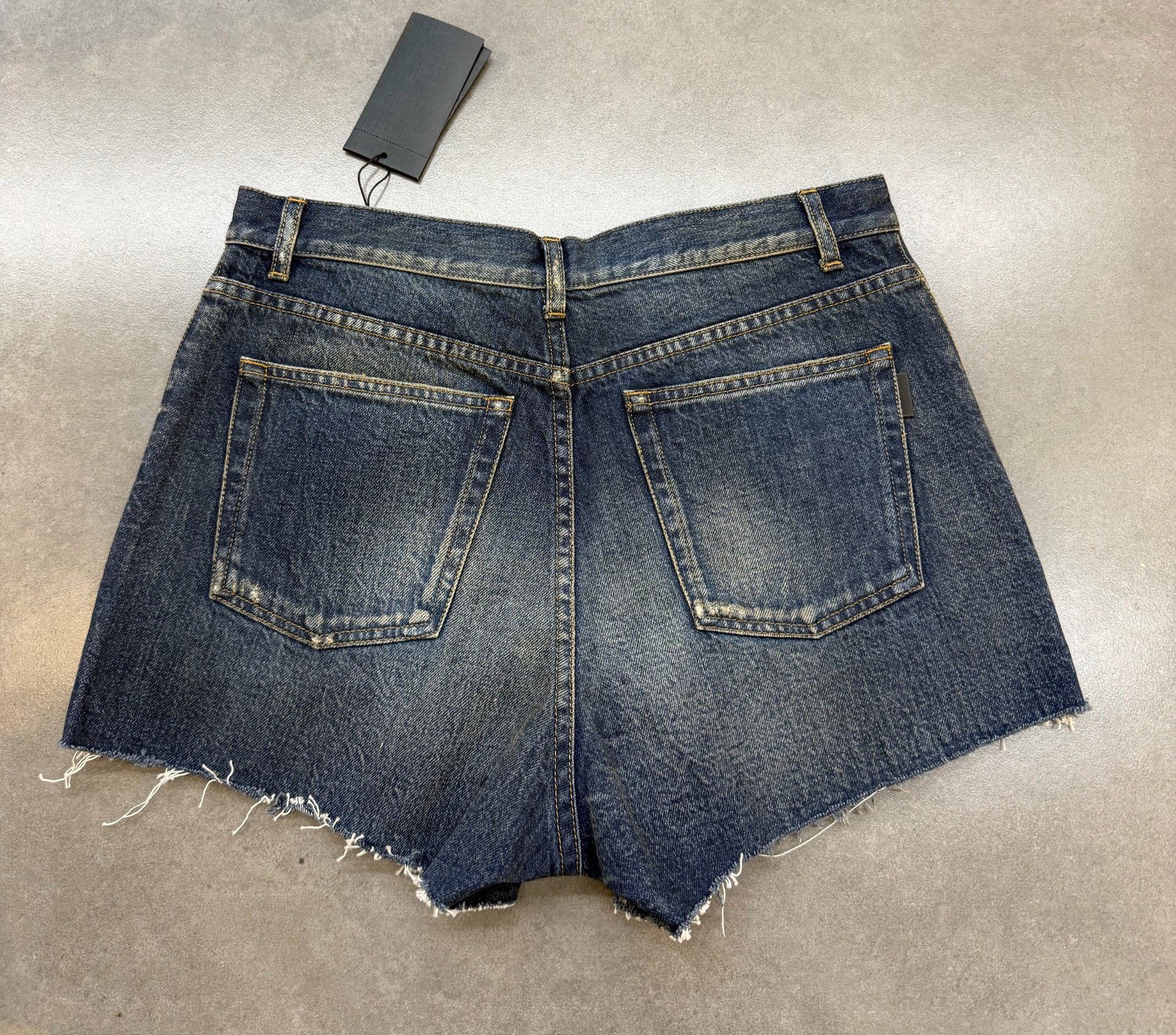 Saint Laurent Paris SAINT LAURENT Denim Shorts Size 27" / US 4 / IT 40 - 2 Thumbnail