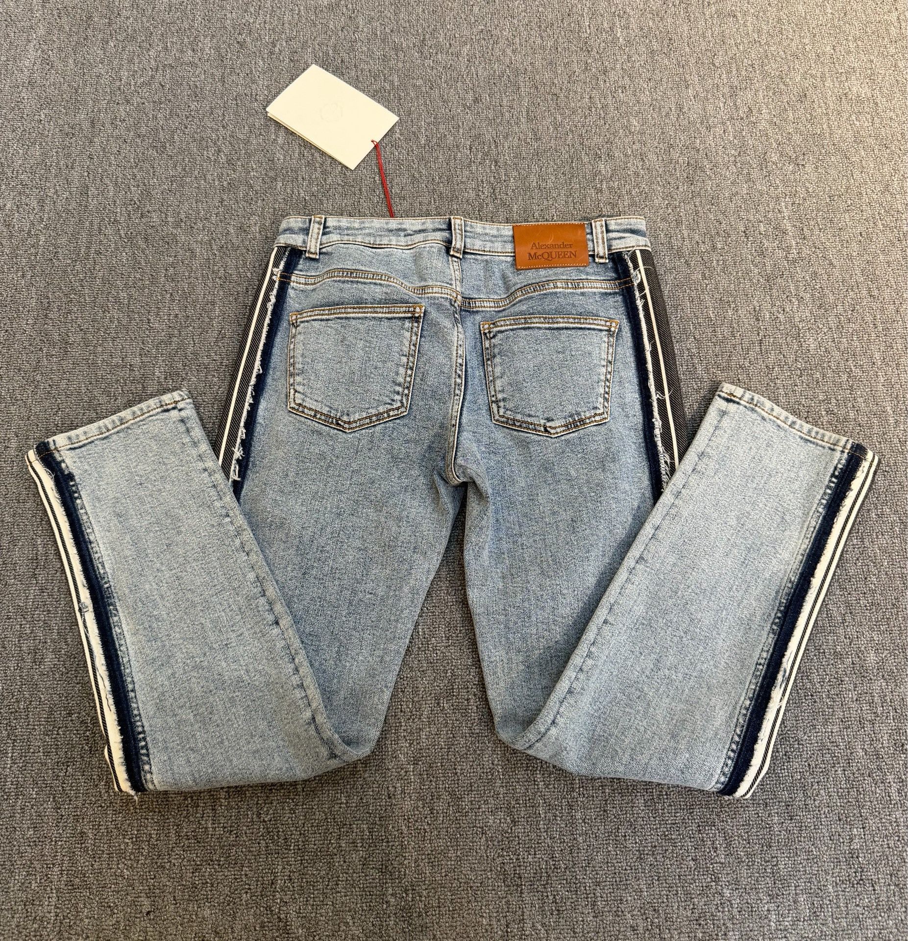 Japanese Brand Alexander McQueen Women's New Jeans Size 29" - 6 Thumbnail