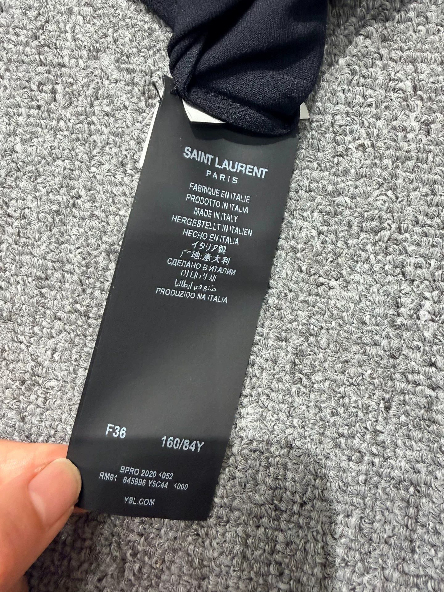 Japanese Brand Saint Laurent One-Shoulder Dress Size XS / US 0-2 / IT 36-38 - 6 Thumbnail