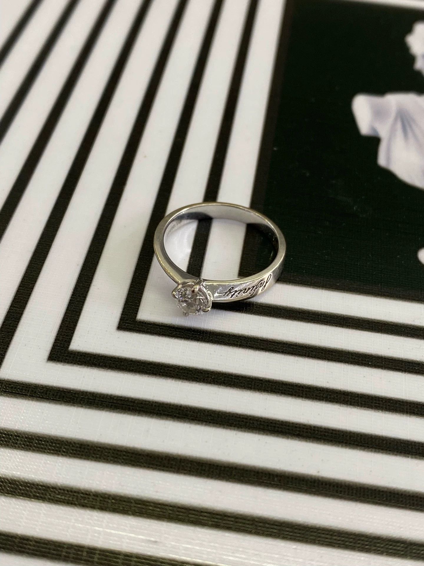 Japanese Brand Chow Sang Sang 50pt Diamond Ring Size ONE SIZE - 3 Thumbnail