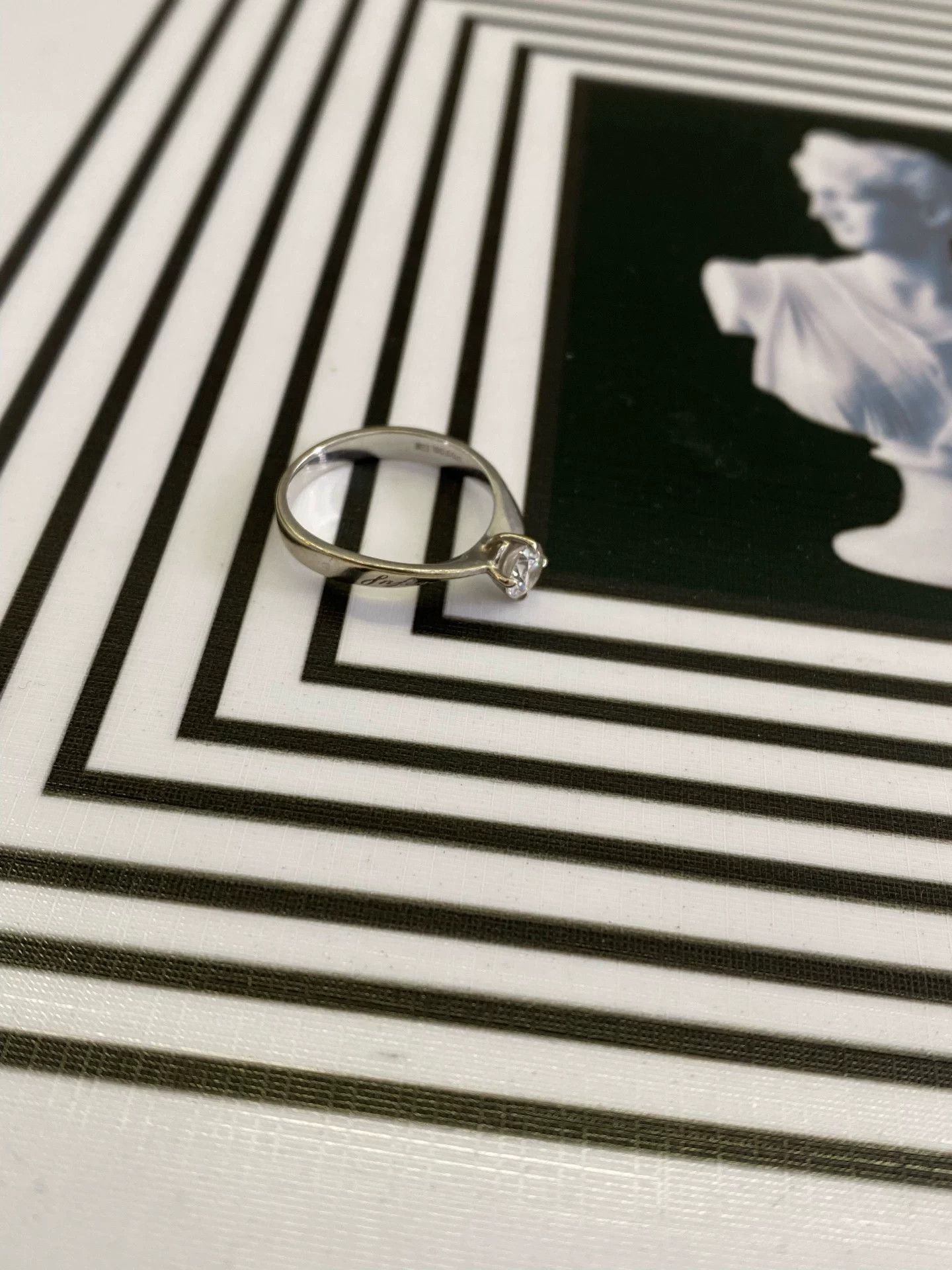 Japanese Brand Chow Sang Sang 50pt Diamond Ring Size ONE SIZE - 2 Thumbnail