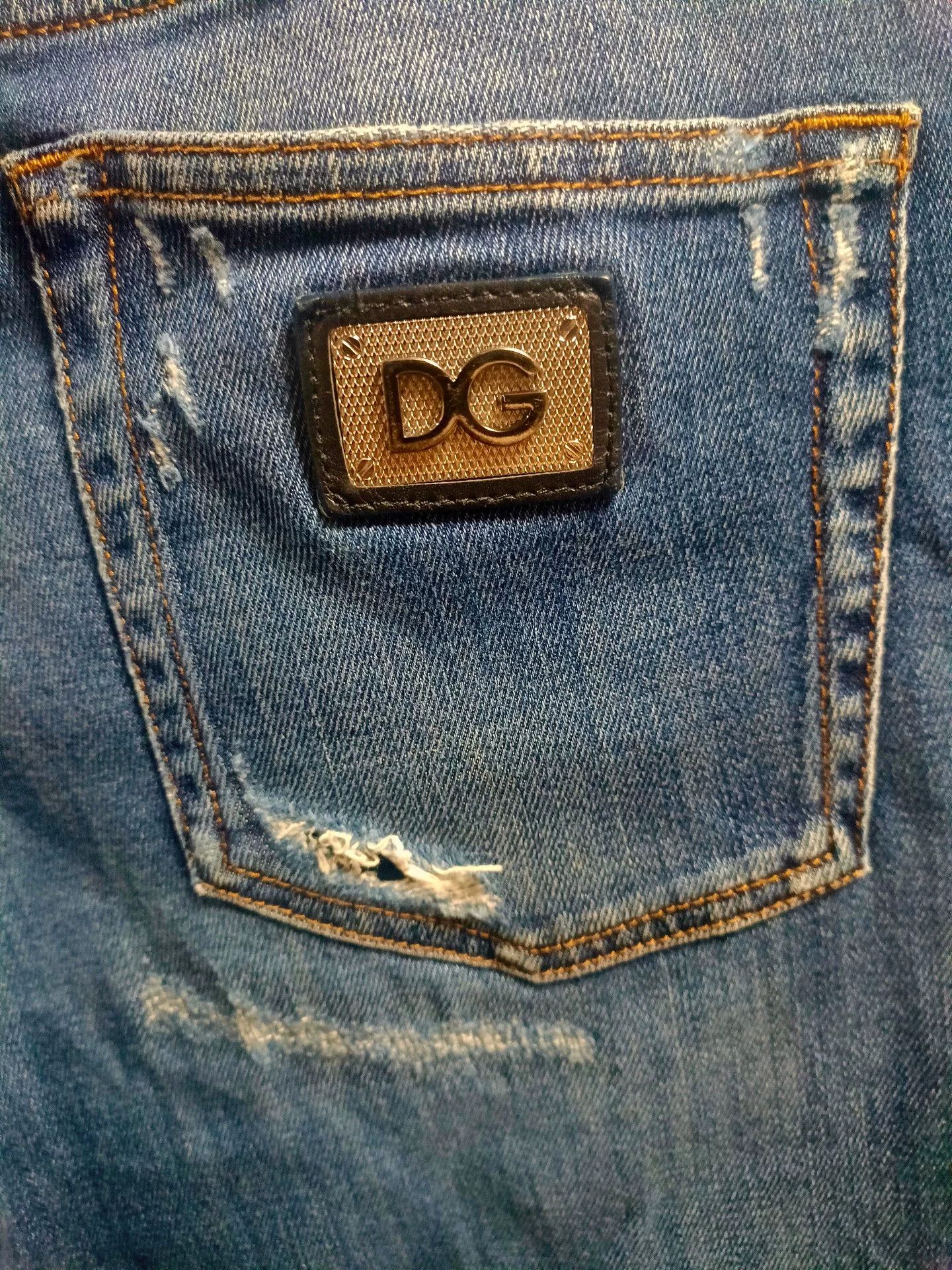 Dolce & Gabbana Dolce&Gabbana Gold Jeans Size US 34 / EU 50 - 6 Thumbnail