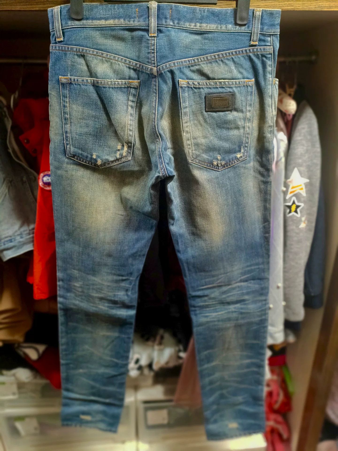 Dolce & Gabbana Dolce&Gabbana 14GOLD Straight-Leg Jeans Size US 28 / EU 44 - 2 Thumbnail