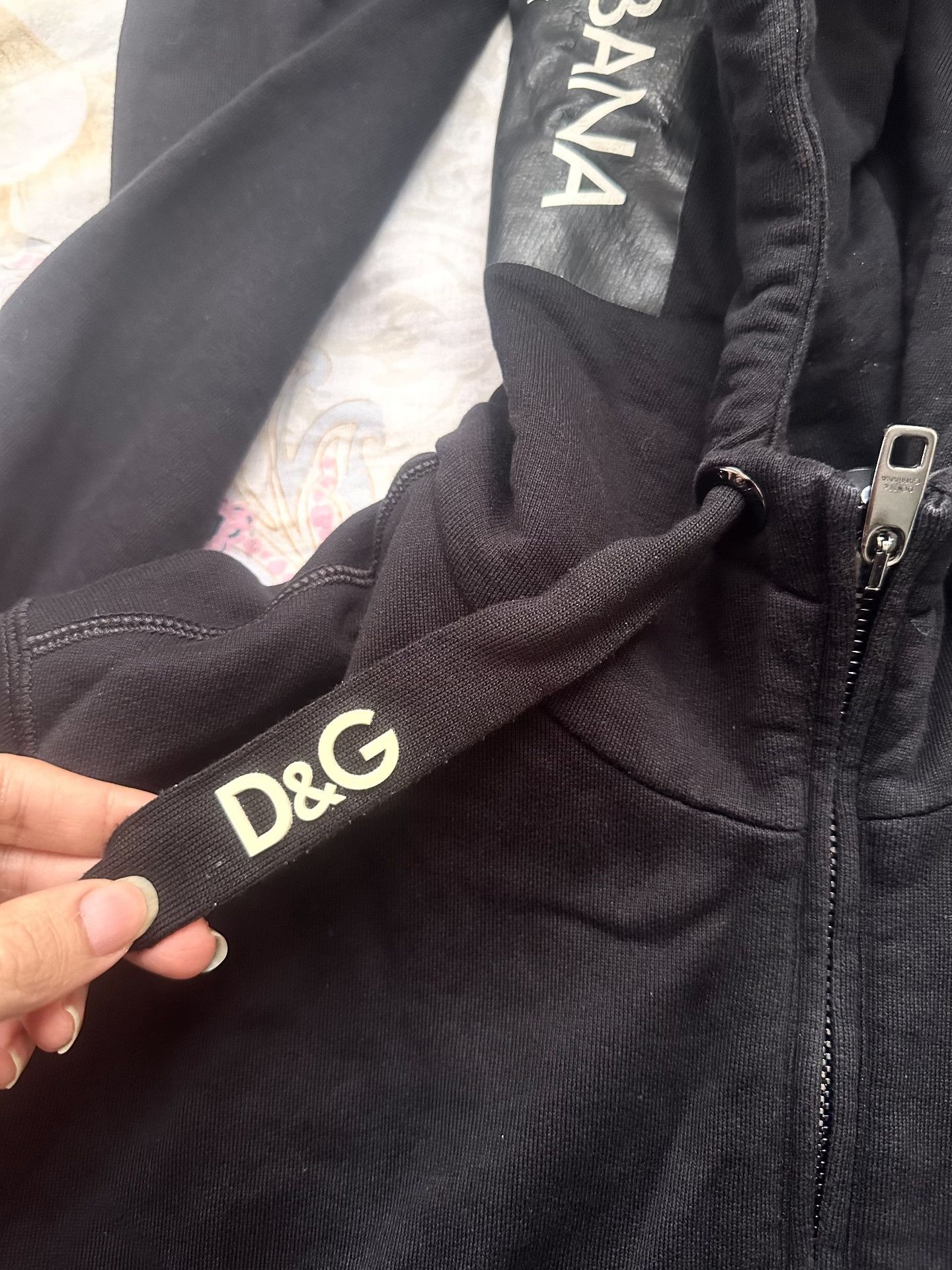 Dolce & Gabbana Dolce & Gabbana New Black Zip Hoodie Size US S / EU 44-46 / 1 - 4 Thumbnail