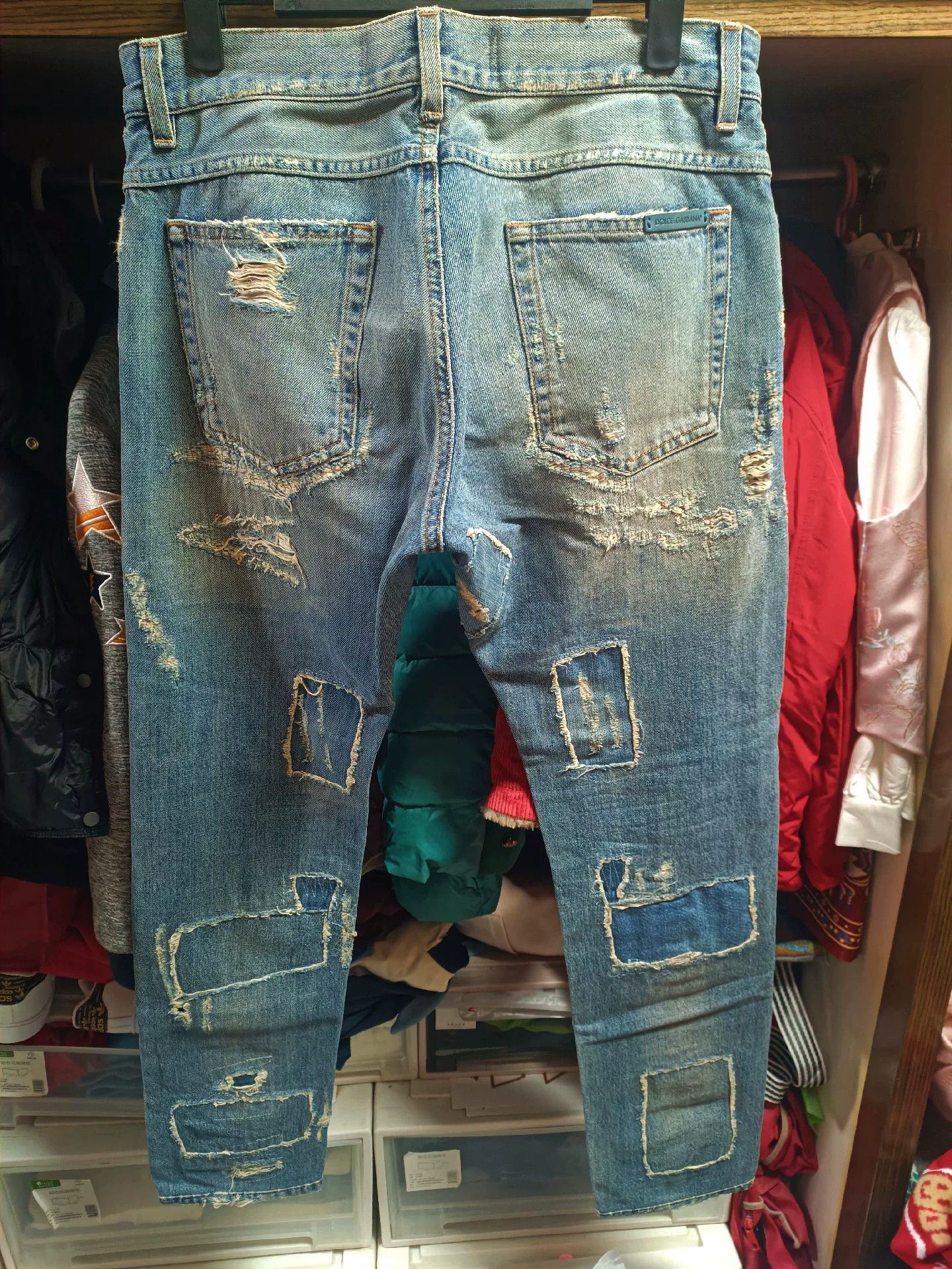 Dolce & Gabbana Dolce&Gabbana Runway Distressed Jeans Size US 30 / EU 46 - 2 Thumbnail