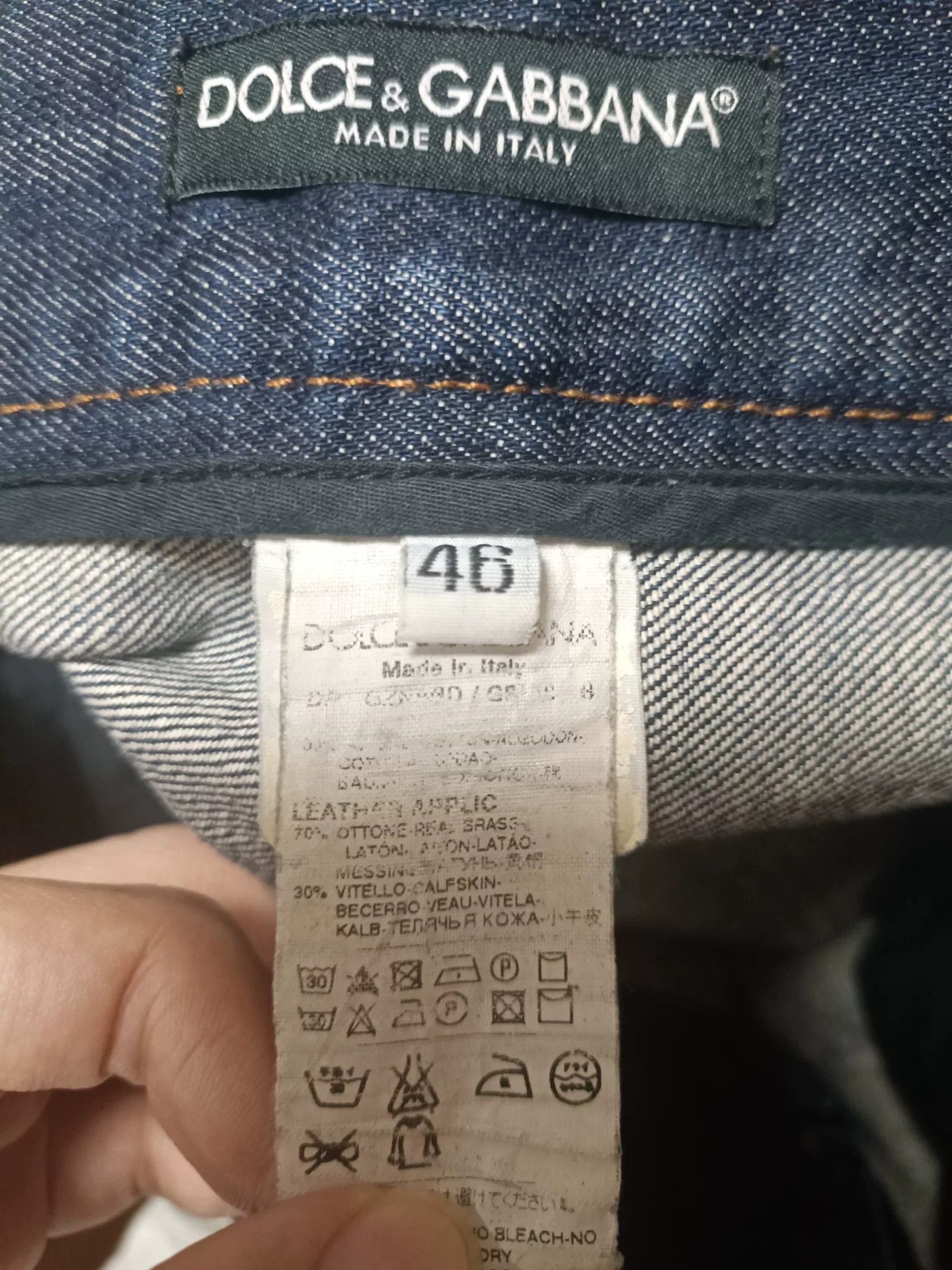 Dolce & Gabbana Dolce&Gabbana 46 Blue Jeans Size US 30 / EU 46 - 9 Thumbnail