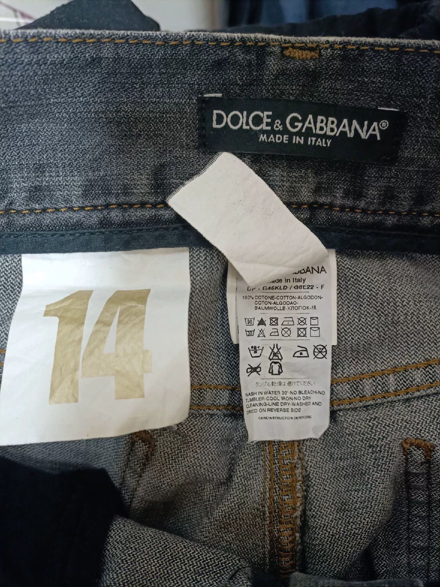 Dolce & Gabbana Dolce&Gabbana 14GOLD Slim Jeans Size US 28 / EU 44 - 9 Thumbnail