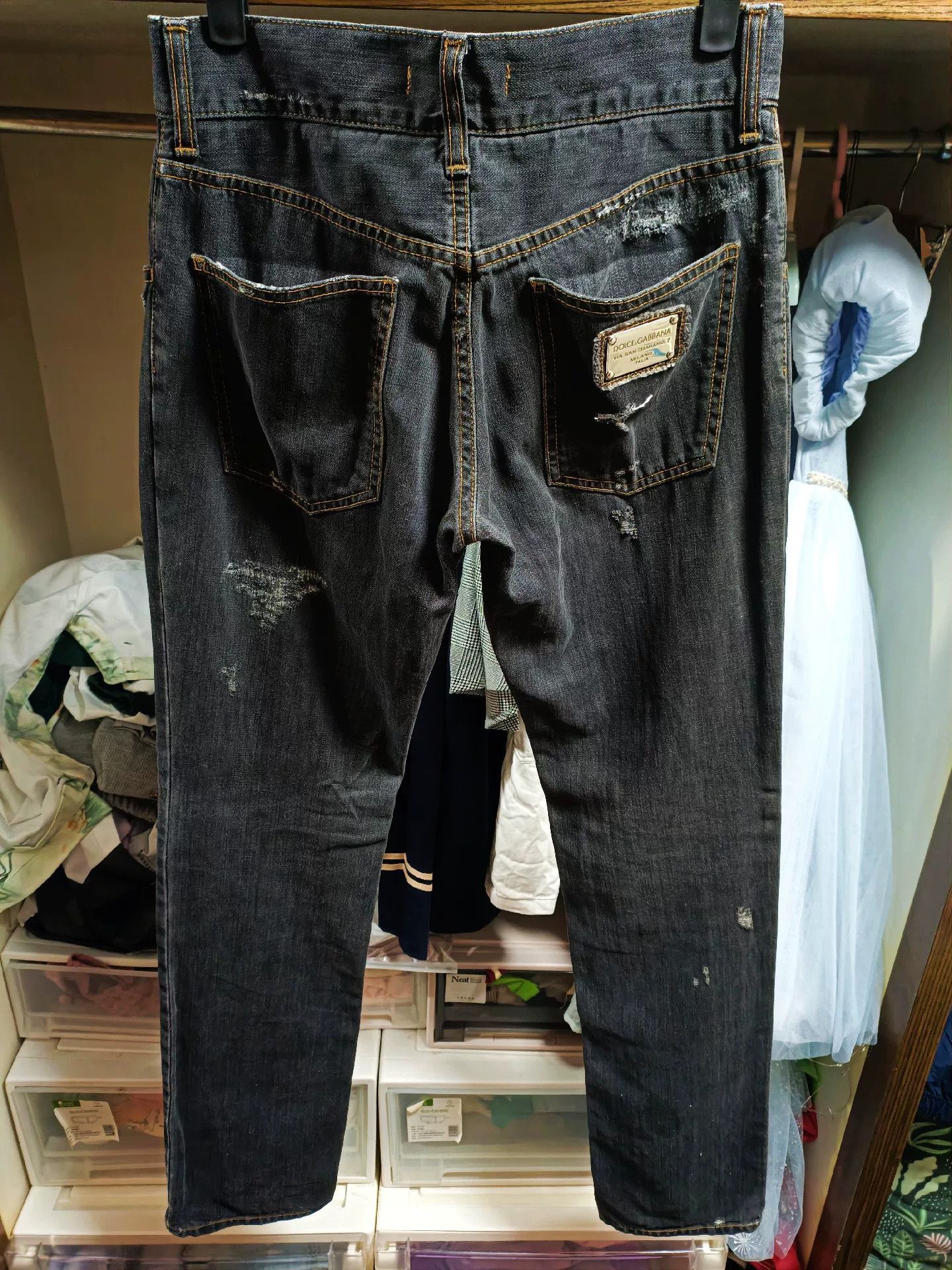 Dolce & Gabbana Dolce&Gabbana 14GOLD Slim Jeans Size US 28 / EU 44 - 2 Thumbnail