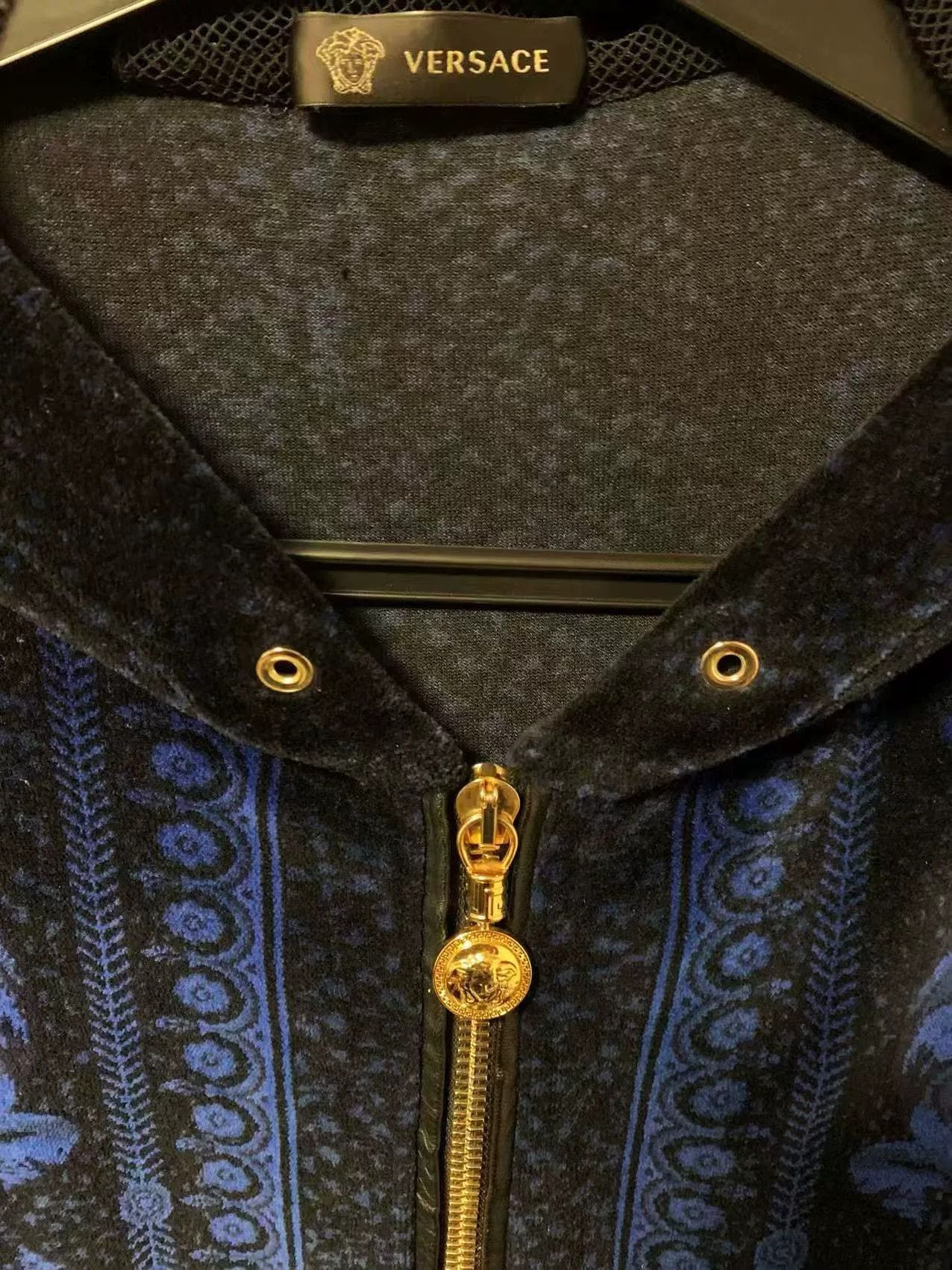Japanese Brand Versace Men's Velvet Jacket Size US M / EU 48-50 / 2 - 3 Thumbnail