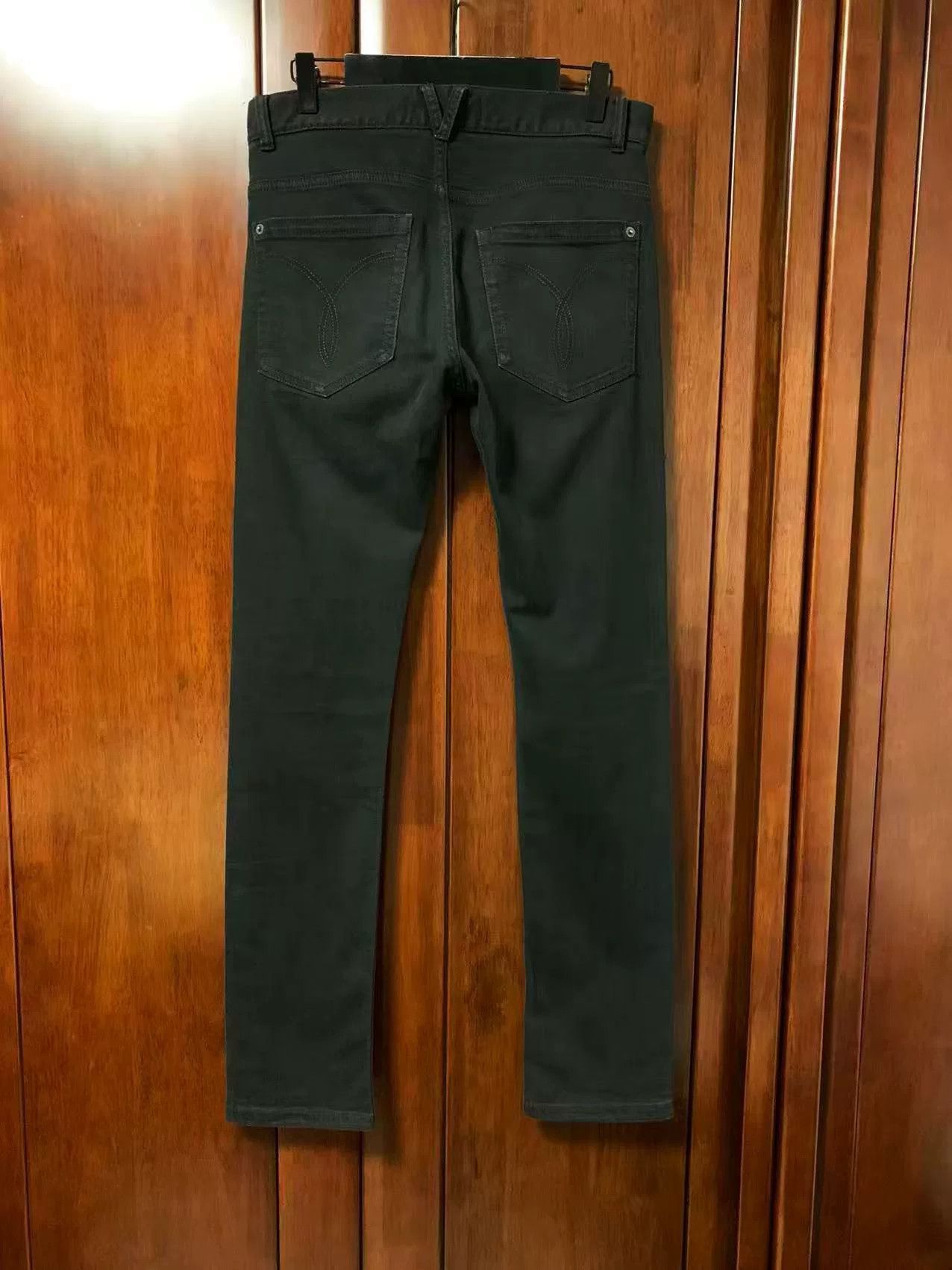 Japanese Brand Versace Men's Rivet Decorated Jeans Size US 30 / EU 46 - 2 Thumbnail