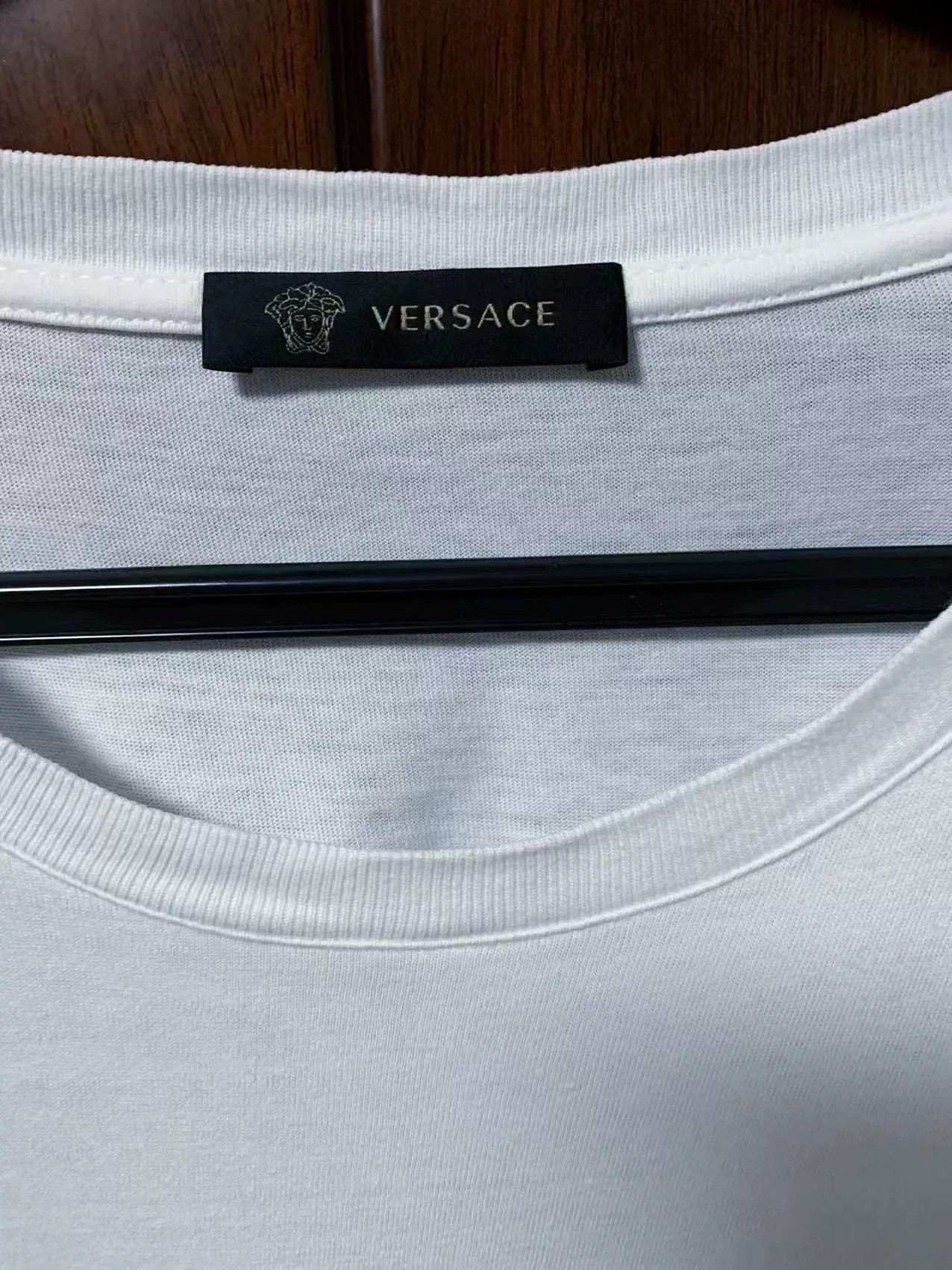 Japanese Brand Versace Men's Short Sleeve T-shirt Medusa Size US XL / EU 56 / 4 - 3 Thumbnail