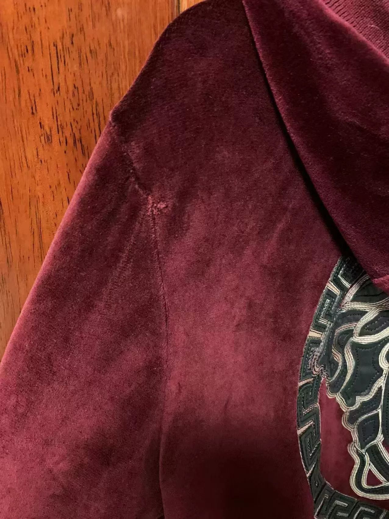 Japanese Brand Versace Men's Velvet Jacket Size US S / EU 44-46 / 1 - 5 Thumbnail