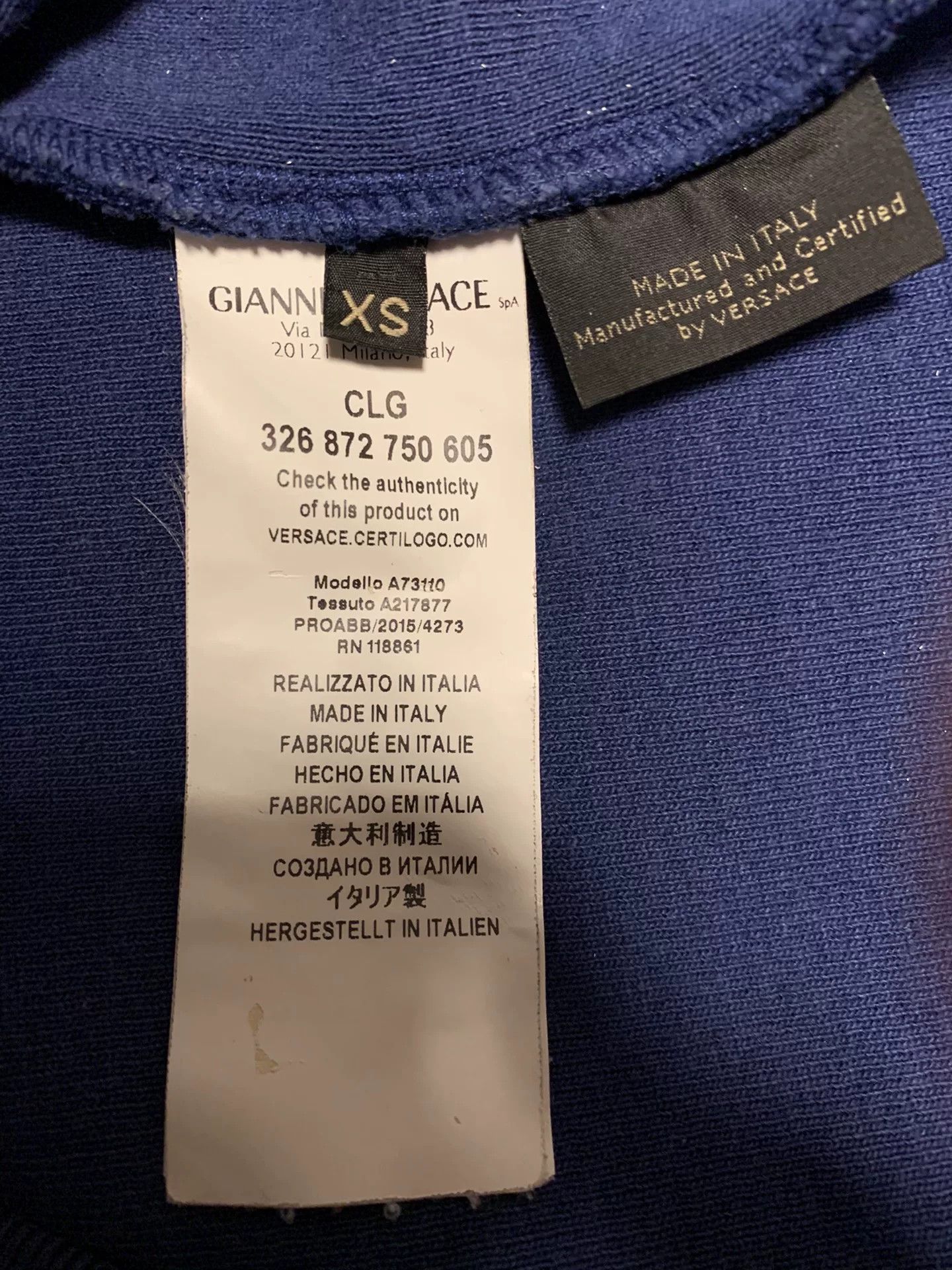 Japanese Brand Versace Men's Sweatshirt Size US XS / EU 42 / 0 - 7 Thumbnail