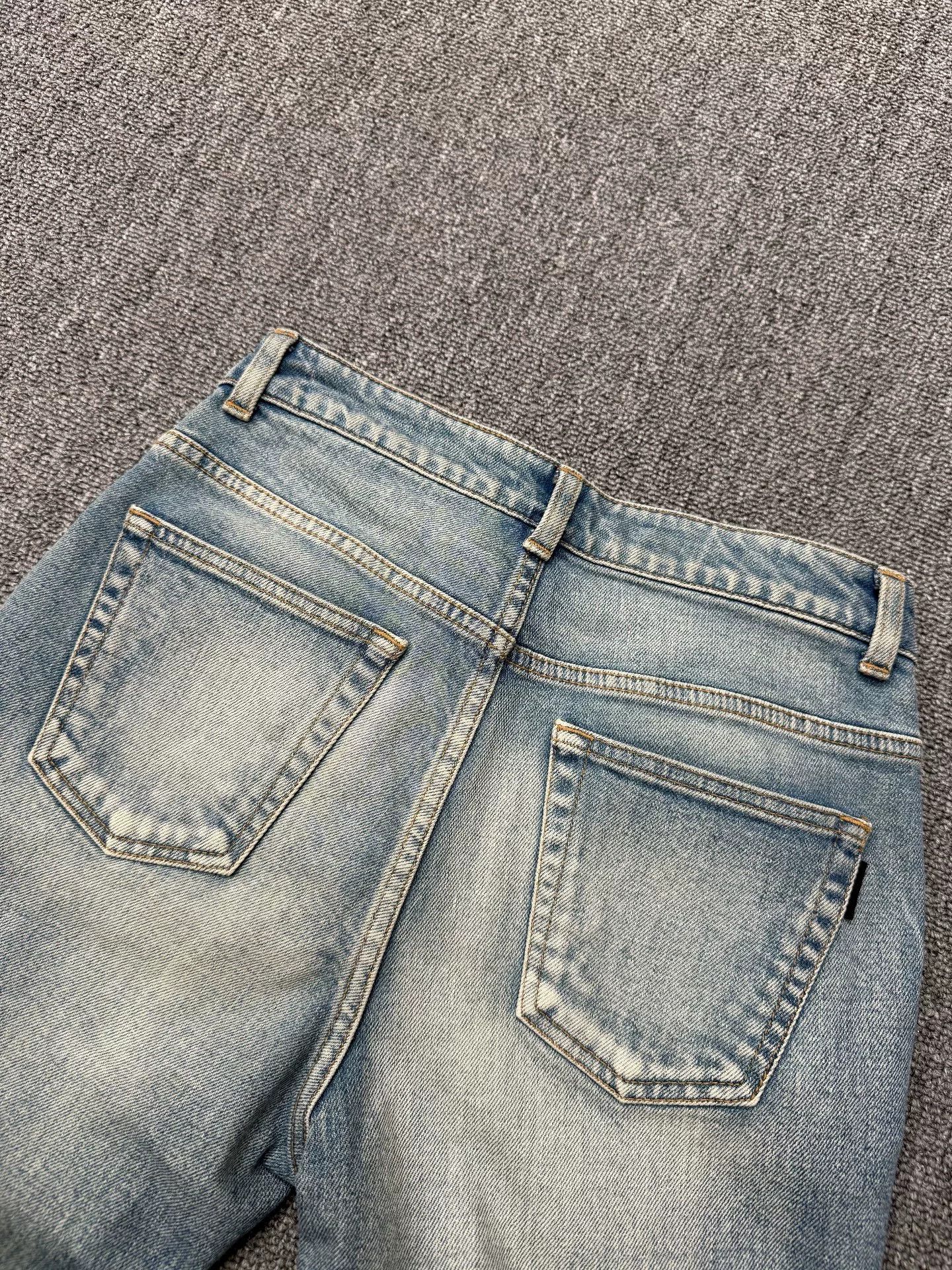 Japanese Brand Saint Laurent New Denim Pants Size 25" / US 0 / IT 36 - 7 Thumbnail