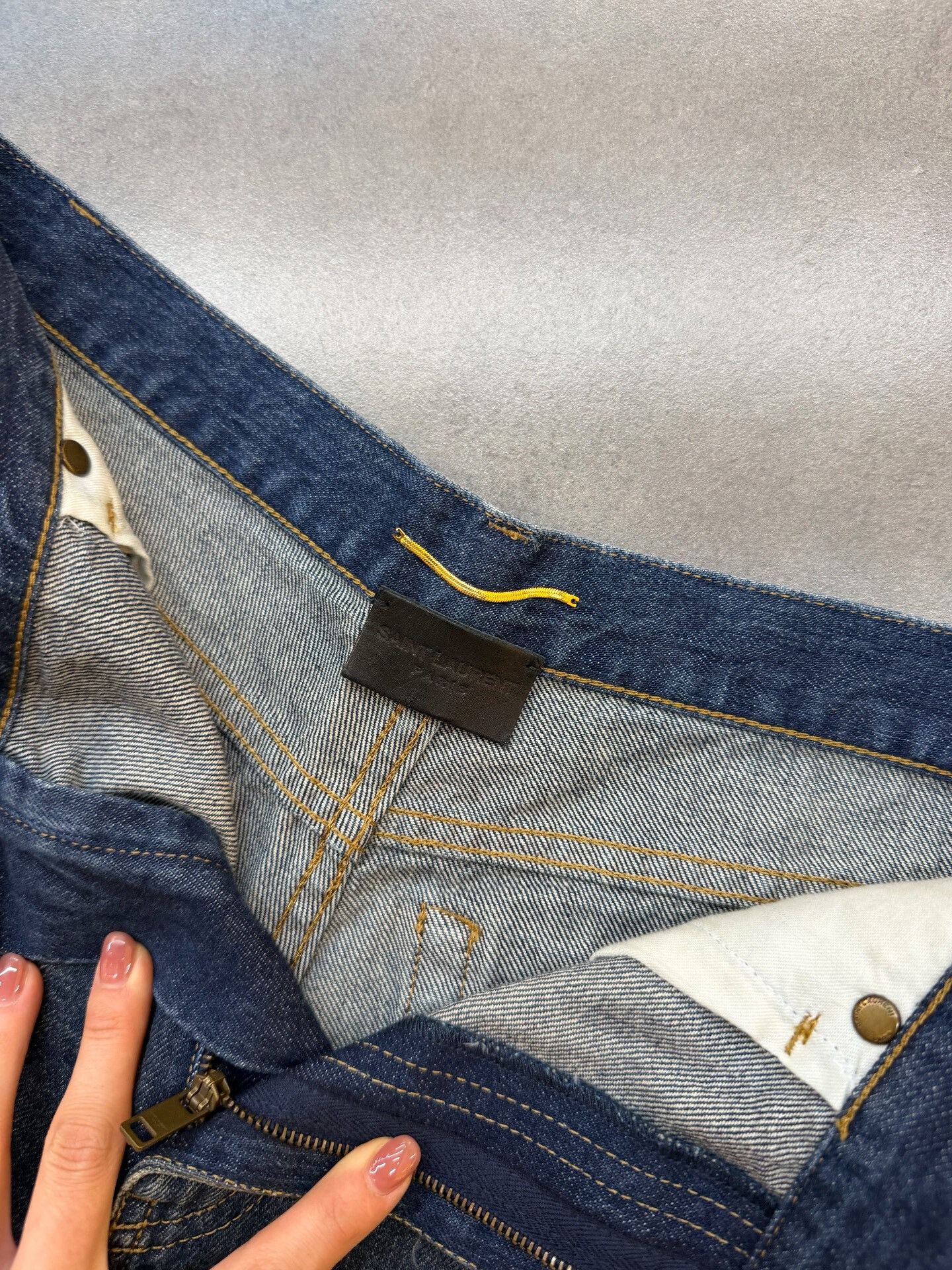 Saint Laurent Paris SAINT LAURENT Denim Shorts Size 27" / US 4 / IT 40 - 3 Thumbnail