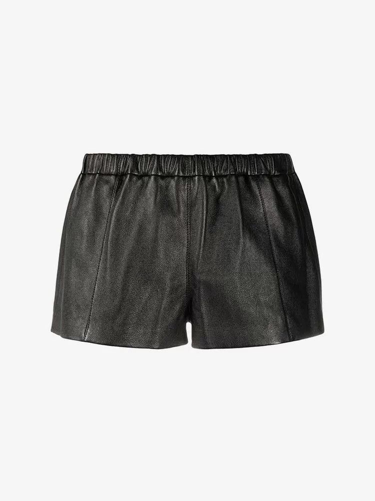 Saint Laurent Paris Saint Laurent Leather Shorts Size 40" / US 18 - 9 Thumbnail
