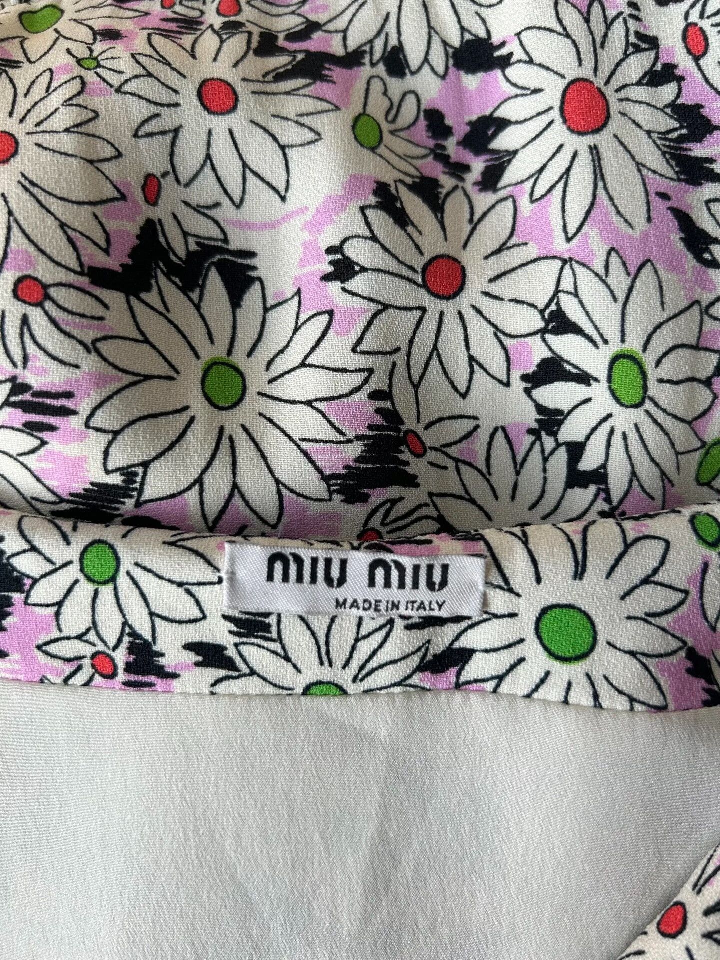 Miu Miu Miu Miu Floral V-Neck Lace Trim Blouse Size S / US 4 / IT 40 - 5 Thumbnail