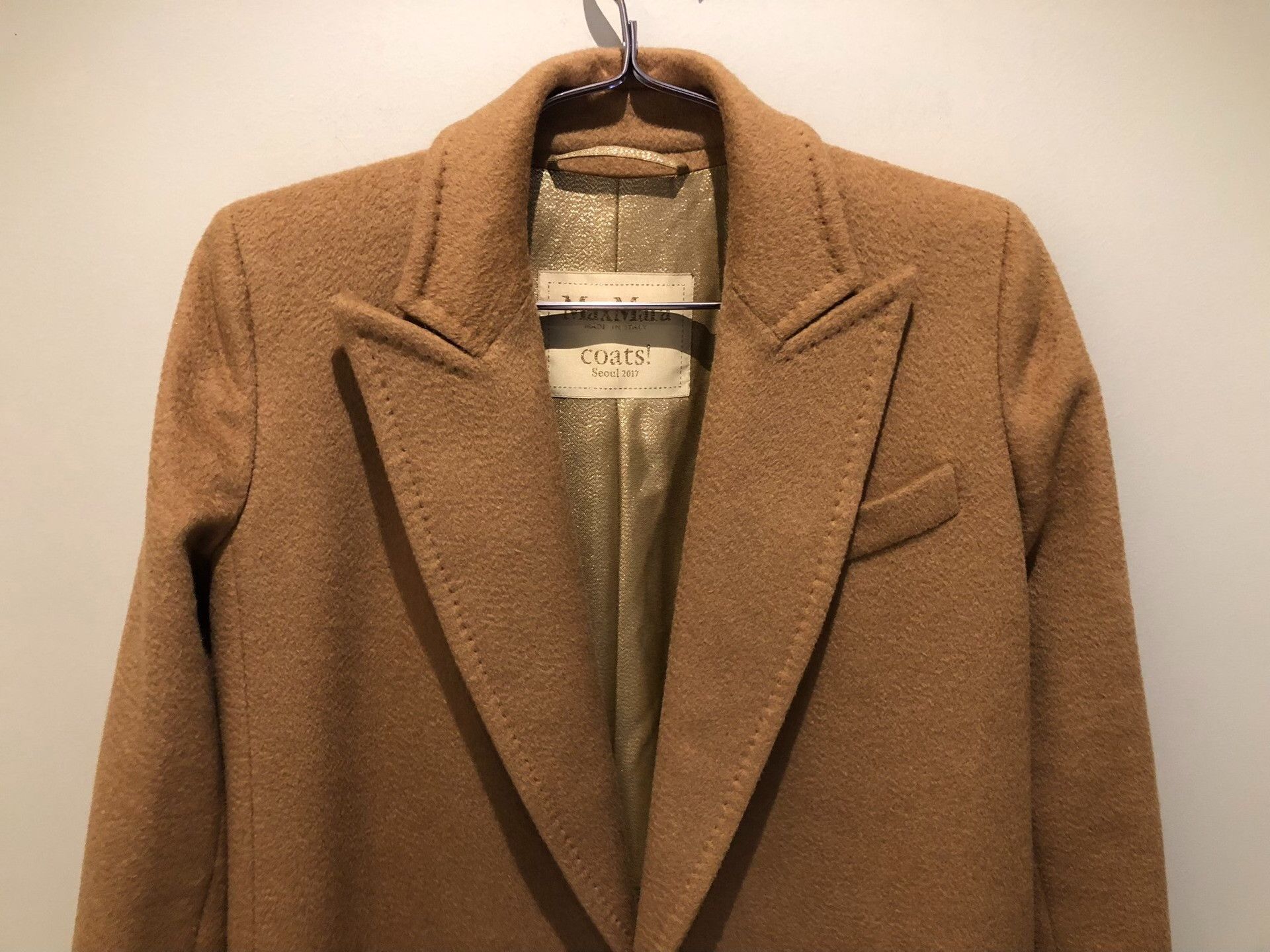 Max Mara MaxMara Classic Camel Long Coat Size XS / US 0-2 / IT 36-38 - 3 Thumbnail