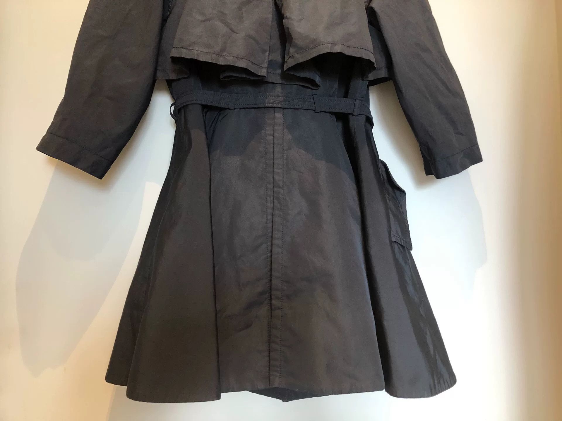 Miu Miu Miu Miu Runway Puff Hem Trench Coat Size S / US 4 / IT 40 - 4 Thumbnail