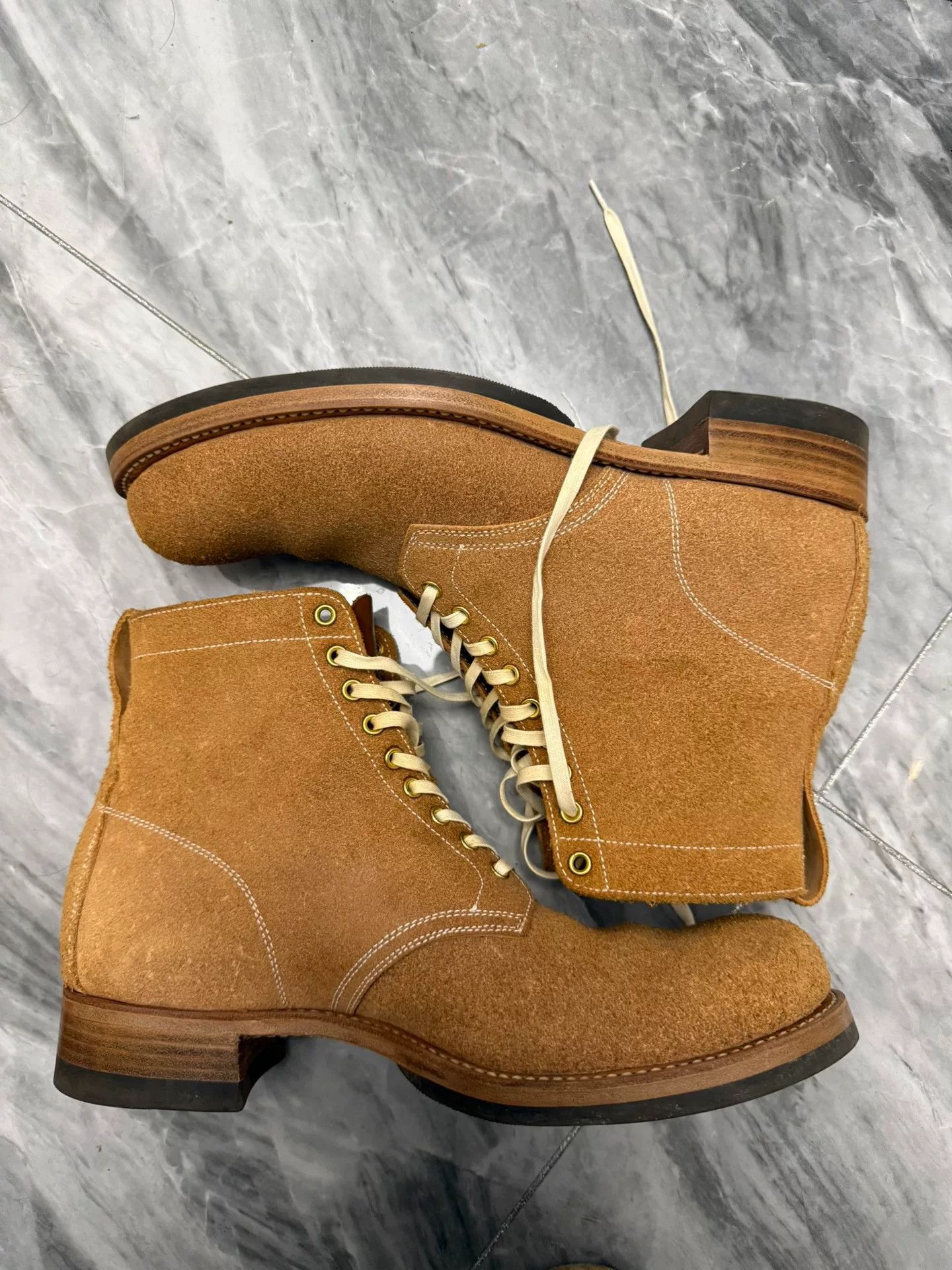 Japanese Brand Clinch Lace Up Work Boots Size US 10.5 / EU 43-44 - 2 Thumbnail