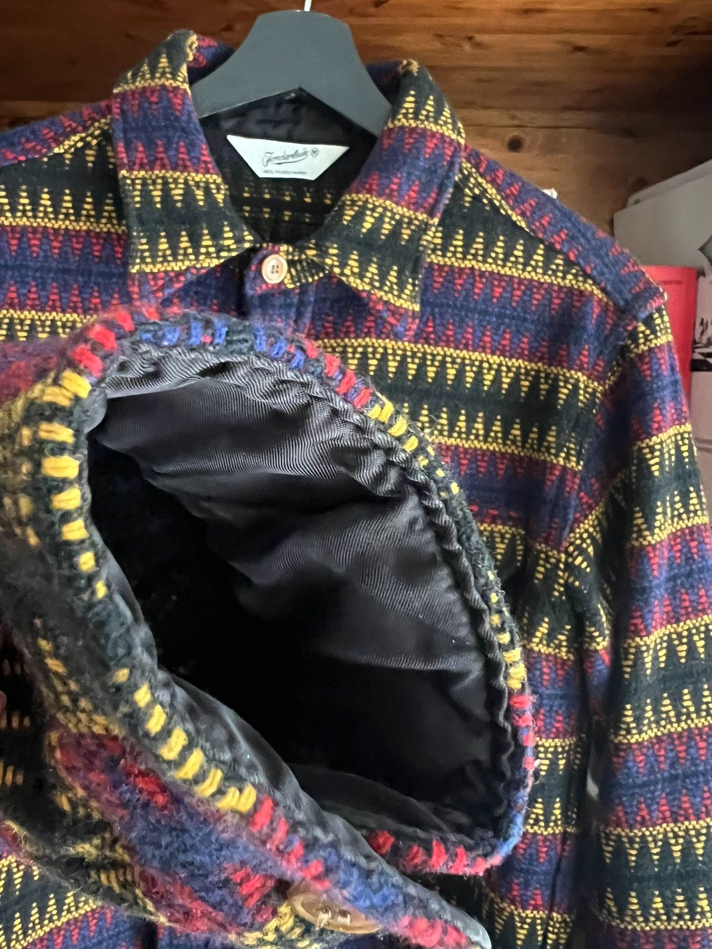 Japanese Brand Ethnic Style Wool Shirt Size US M / EU 48-50 / 2 - 4 Thumbnail