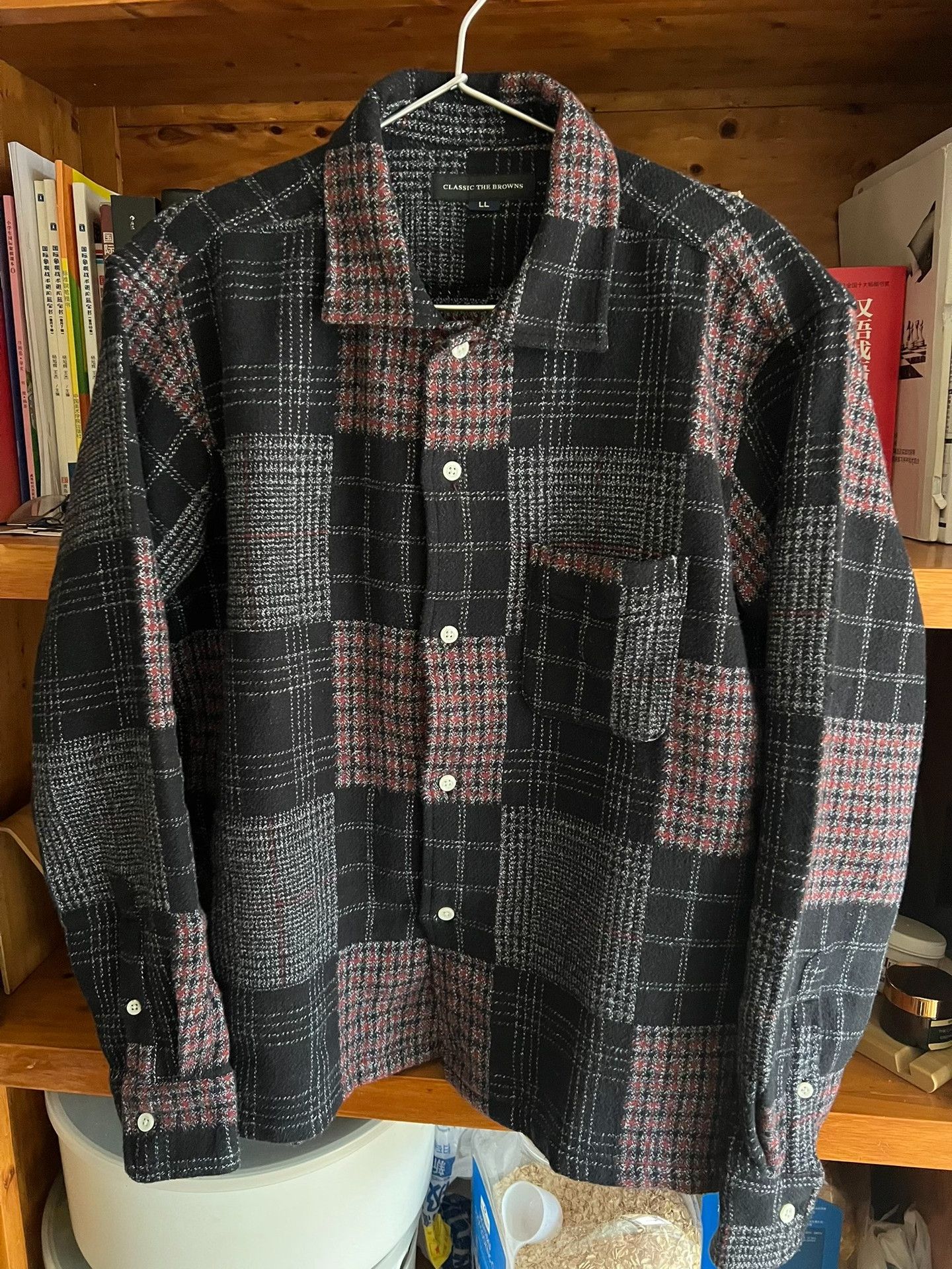 Japanese Brand The Browns Plaid Shirt Jacket Size US L / EU 52-54 / 3 - 4 Thumbnail