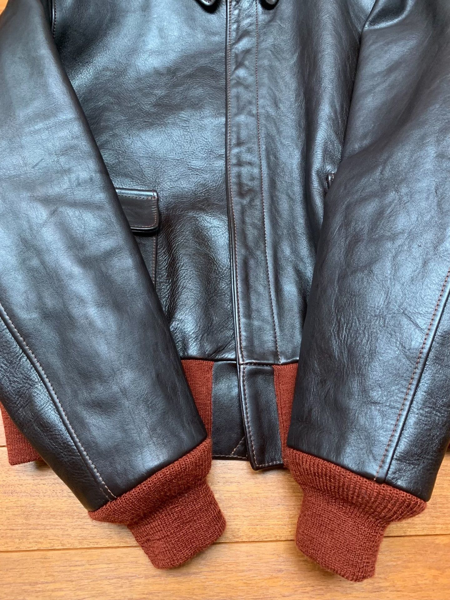 Japanese Brand THE FEW 10th Anniv A-2 Horsehide Jacket Size US XS / EU 42 / 0 - 5 Thumbnail