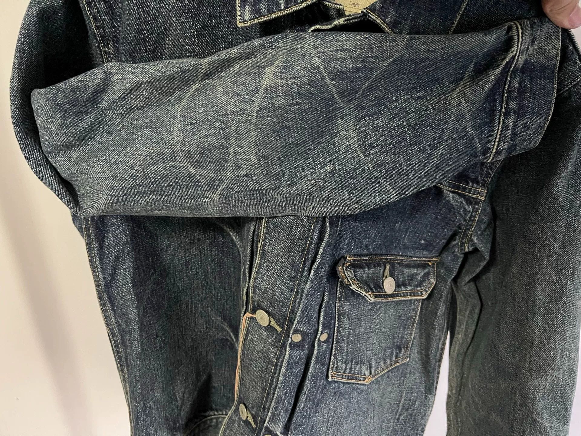 Japanese Brand Gypsy&sons Washed Denim Jacket Size US L / EU 52-54 / 3 - 3 Thumbnail