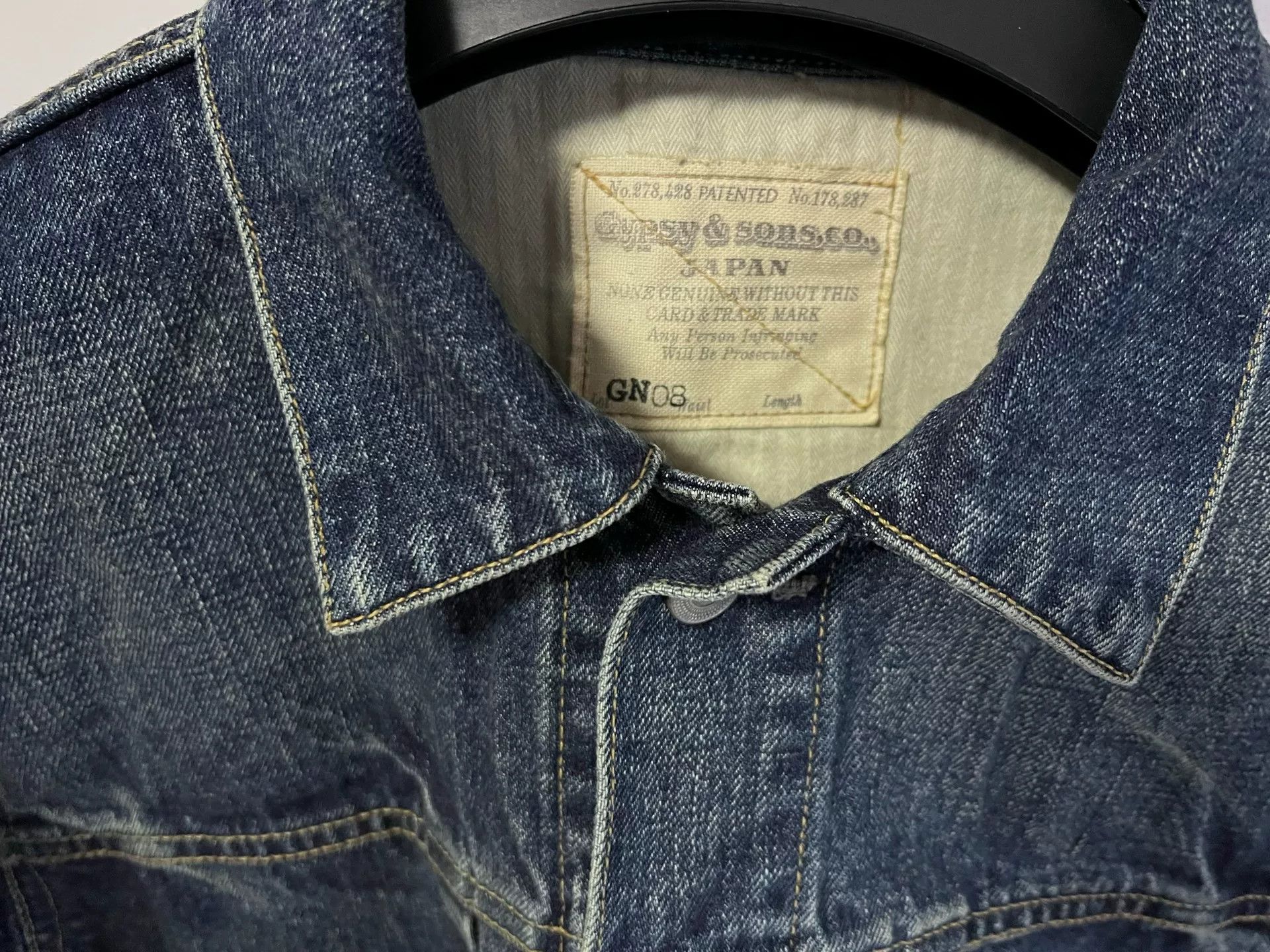 Japanese Brand Gypsy&sons Washed Denim Jacket Size US L / EU 52-54 / 3 - 4 Thumbnail