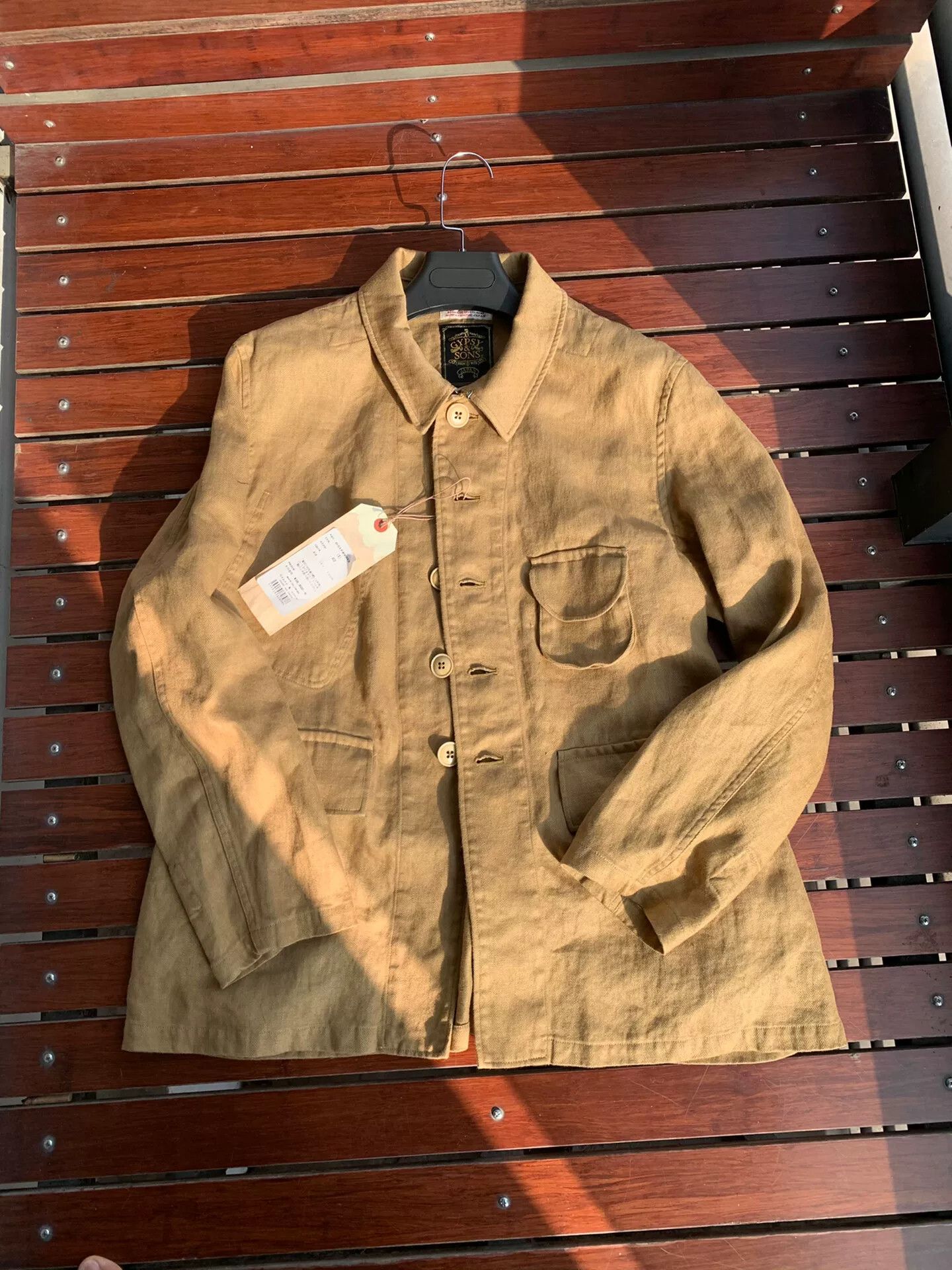 Japanese Brand Gypsy Sons Brown Trench Coat Size US M / EU 48-50 / 2 - 3 Thumbnail