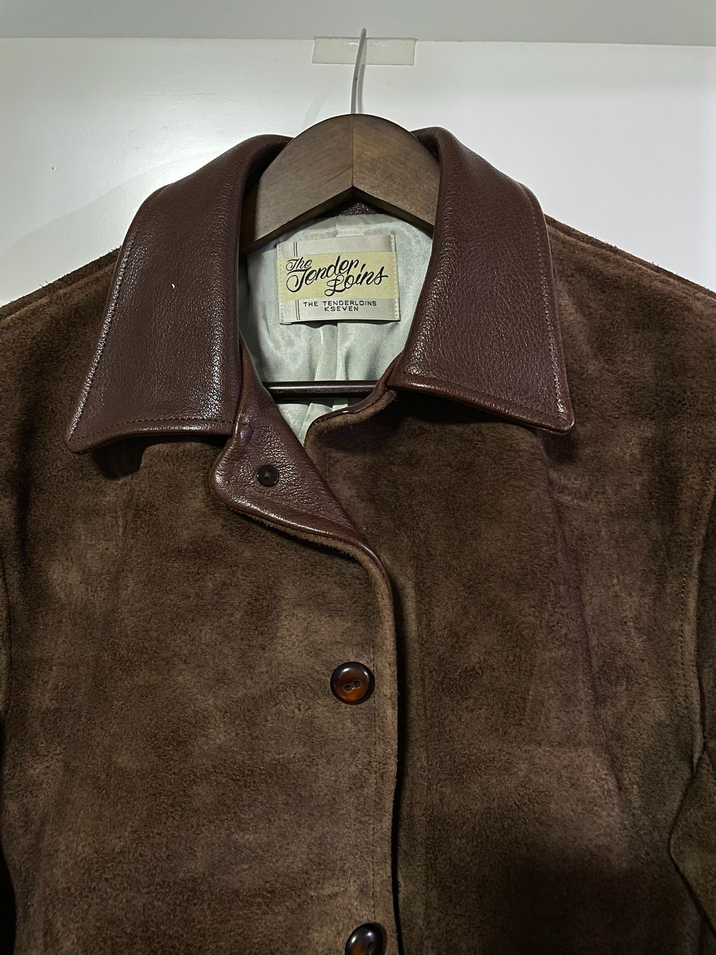 Japanese Brand Tenderloin Brown Suede Leather Jacket Size US M / EU 48-50 / 2 - 3 Thumbnail