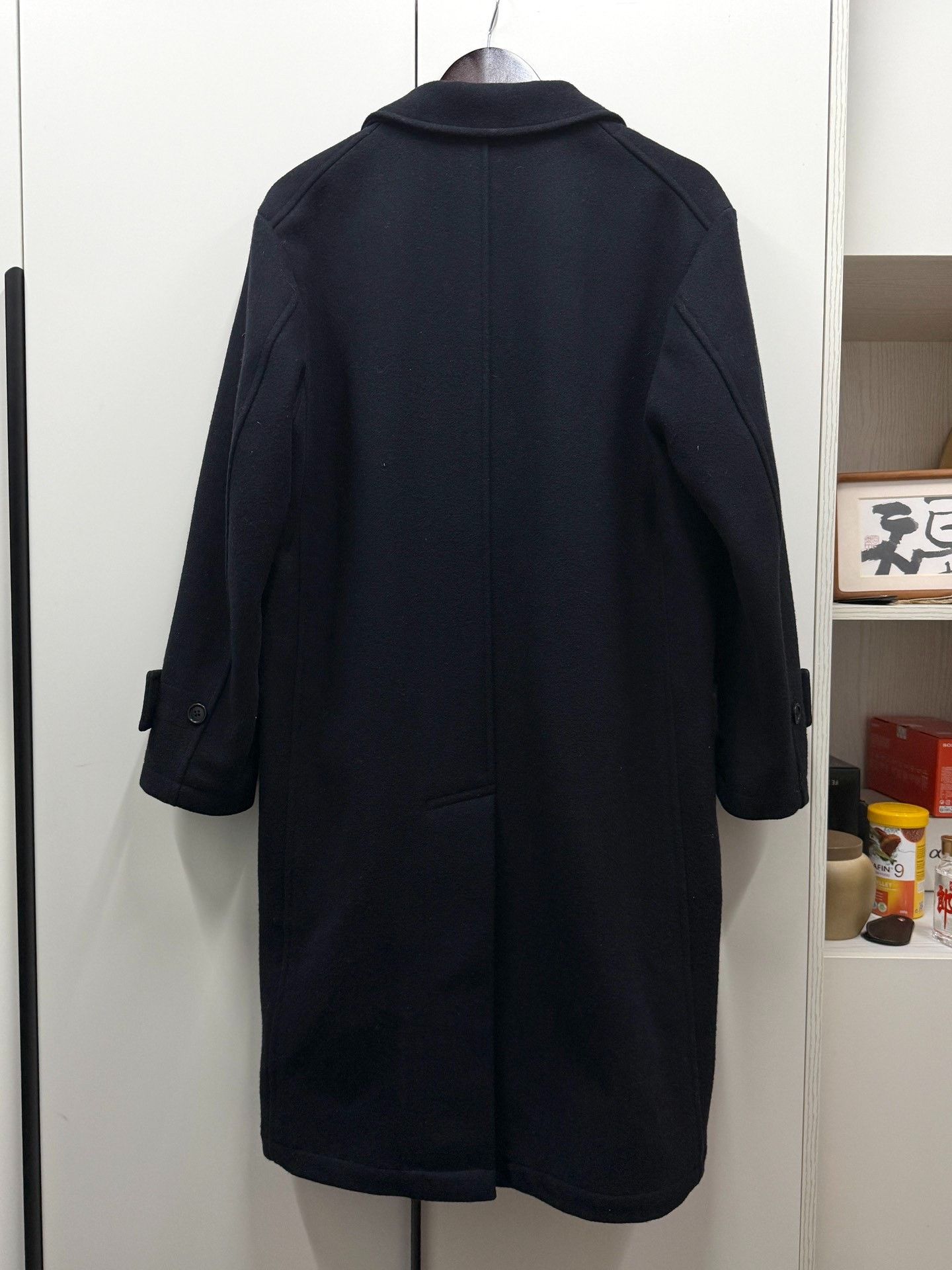 Japanese Brand MHL French Retro Deep Blue Wool Coat Size US S / EU 44-46 / 1 - 5 Thumbnail