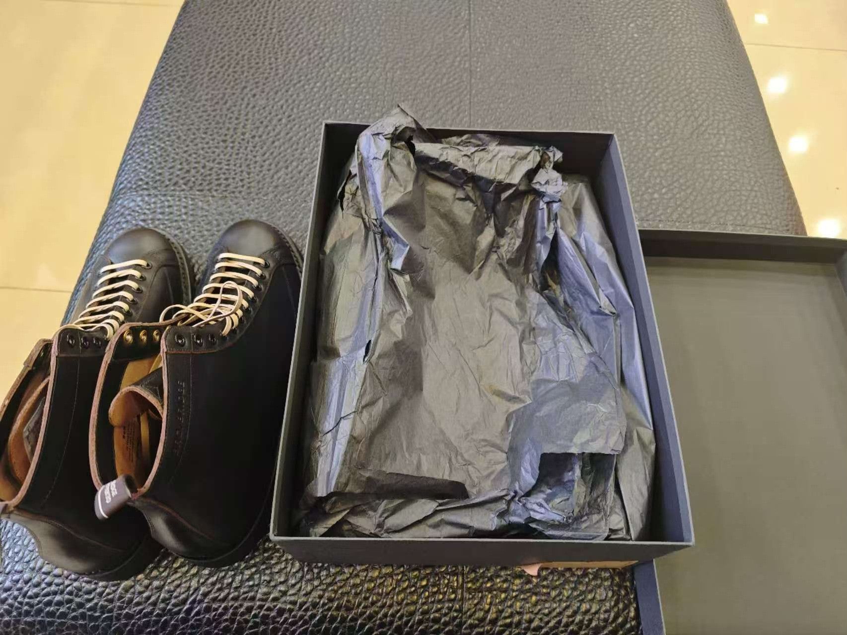 Japanese Brand Brother Bridge Japanese Horsehide Boxing Boots Size US 10 / EU 43 - 9 Thumbnail