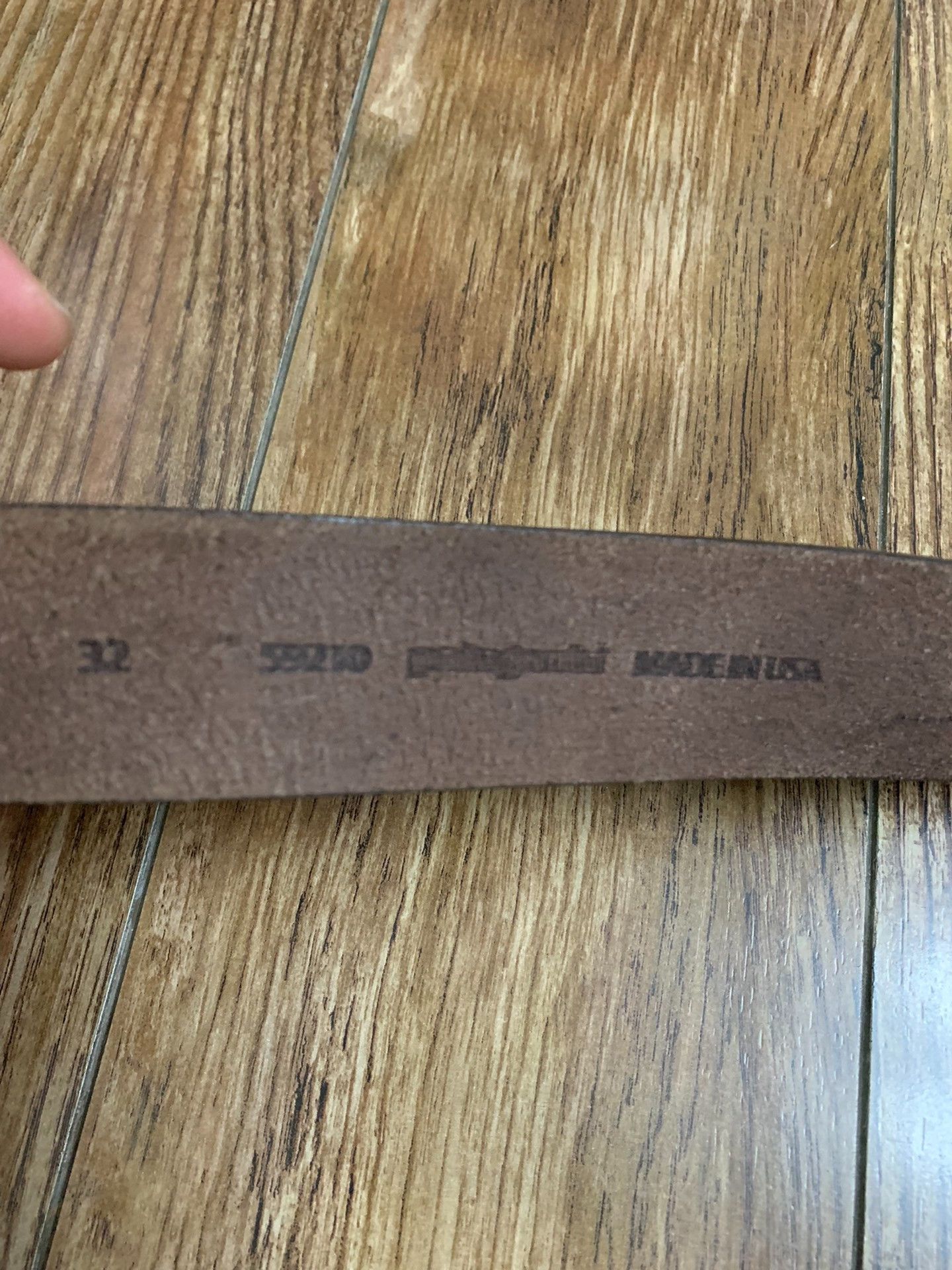 Japanese Brand Patagonia Vintage USA Leather Belt Size ONE SIZE - 4 Thumbnail