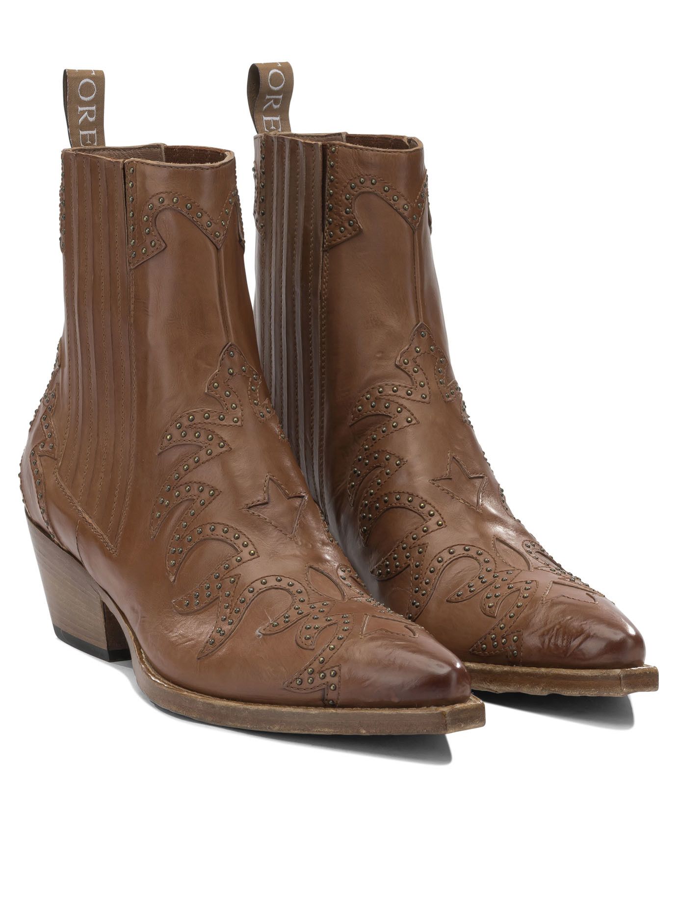 Sartore Sartore Leather Cowboy Boots IT 37 Women - USA Duties Paid Size US 7 / IT 37 - 2 Thumbnail