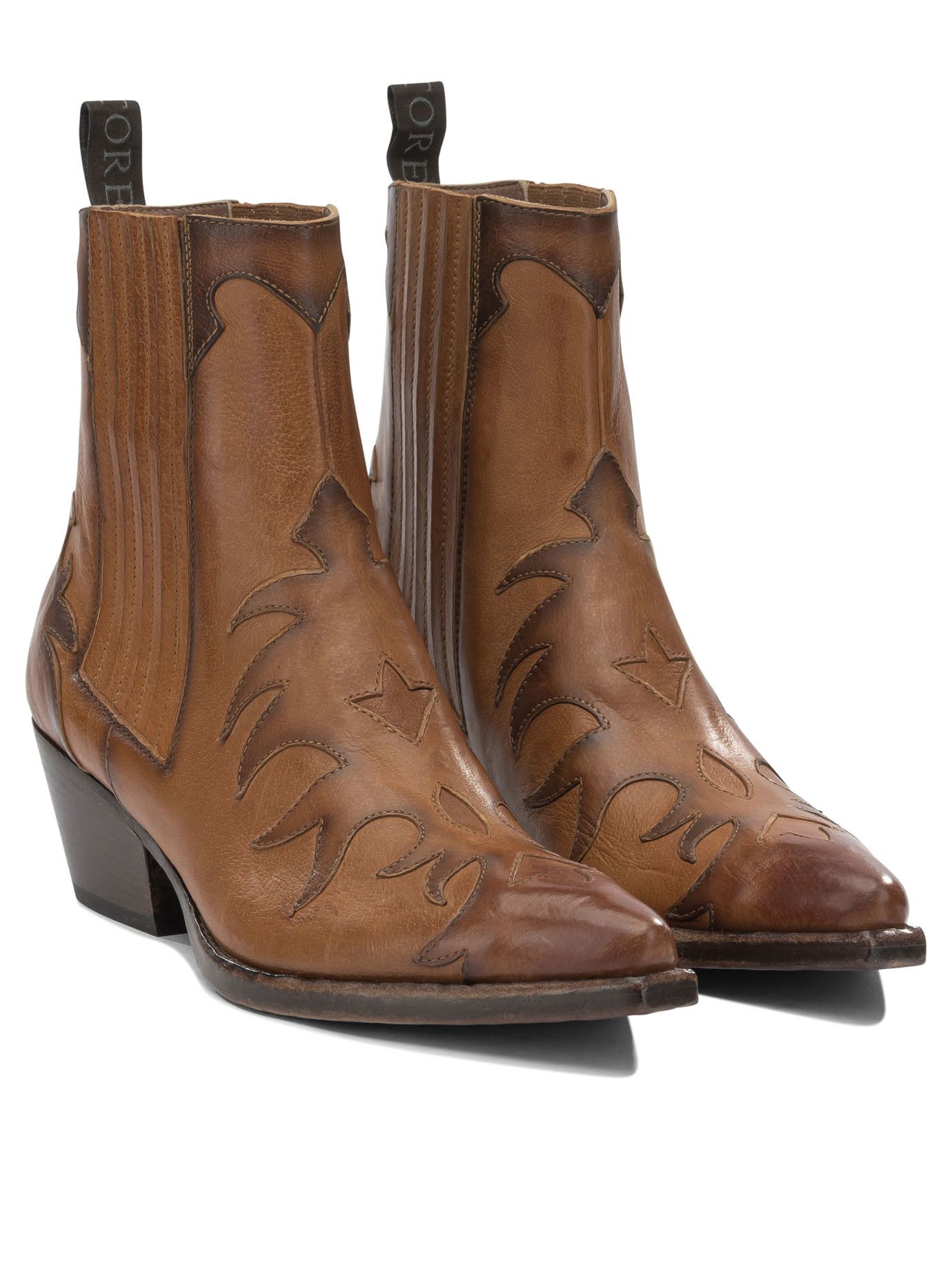 Sartore Sartore Leather Cowboy Boots IT 35 Women - USA Duties Paid Size US 5 / IT 35 - 2 Thumbnail