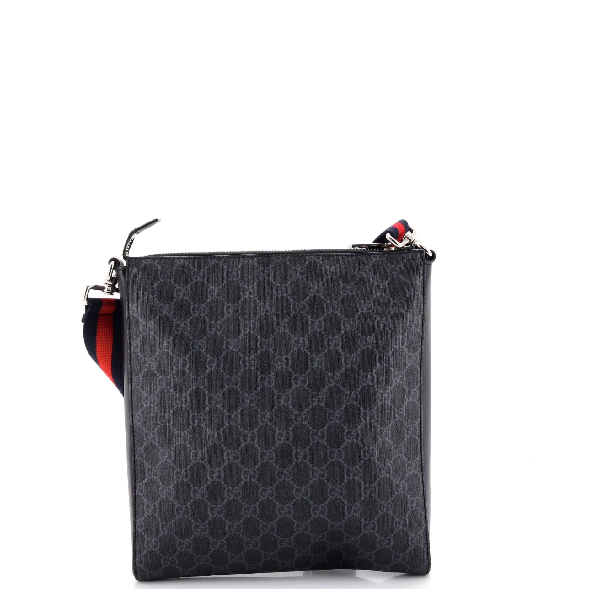 Gucci Web Strap Front Zip Messenger Bag Size ONE SIZE - 3 Thumbnail