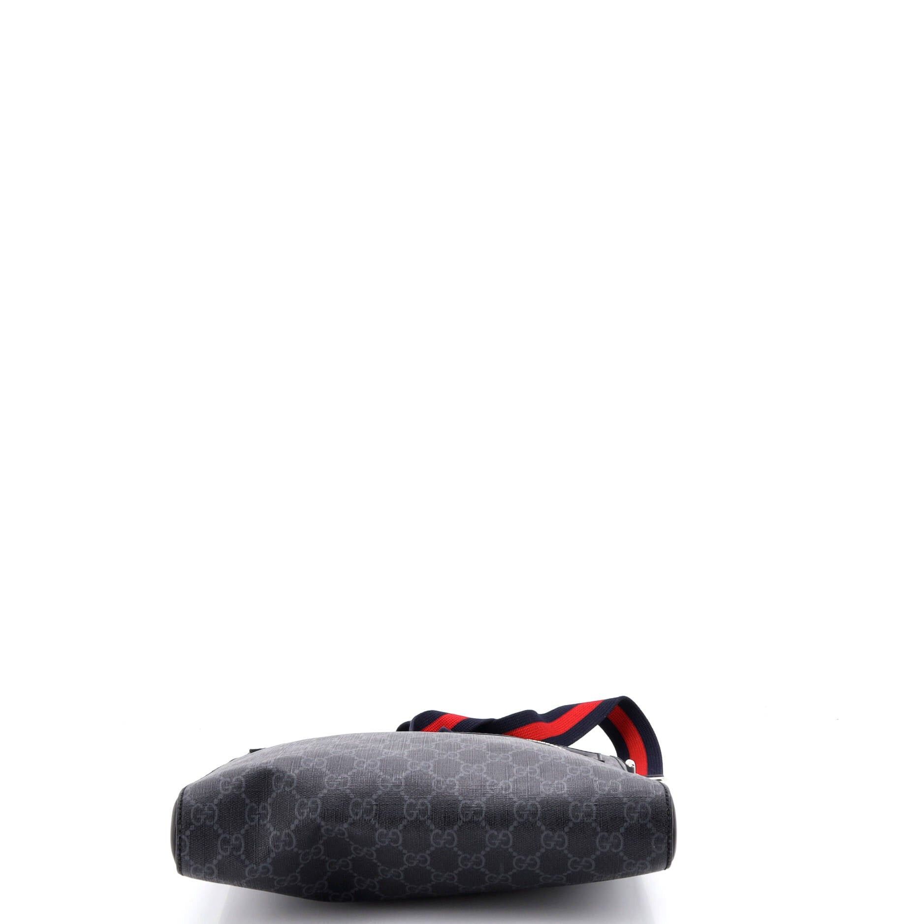 Gucci Web Strap Front Zip Messenger Bag Size ONE SIZE - 4 Thumbnail