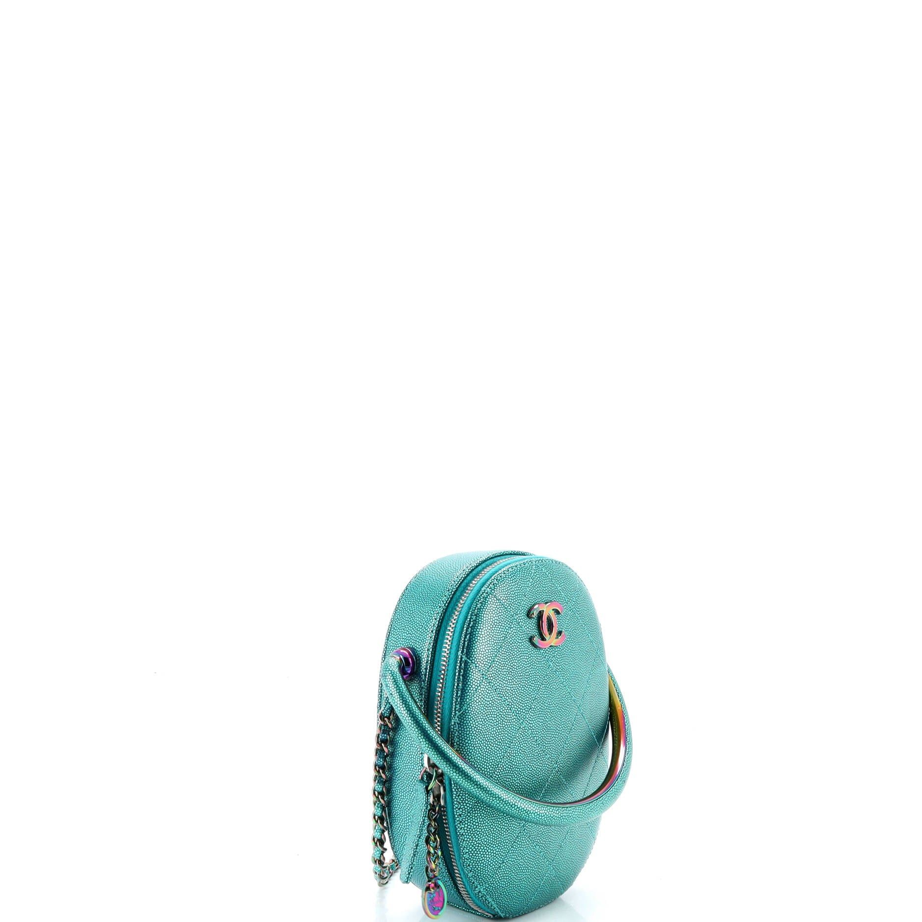 Chanel Top Handle Oval Vanity Case with Chain Size ONE SIZE - 3 Thumbnail