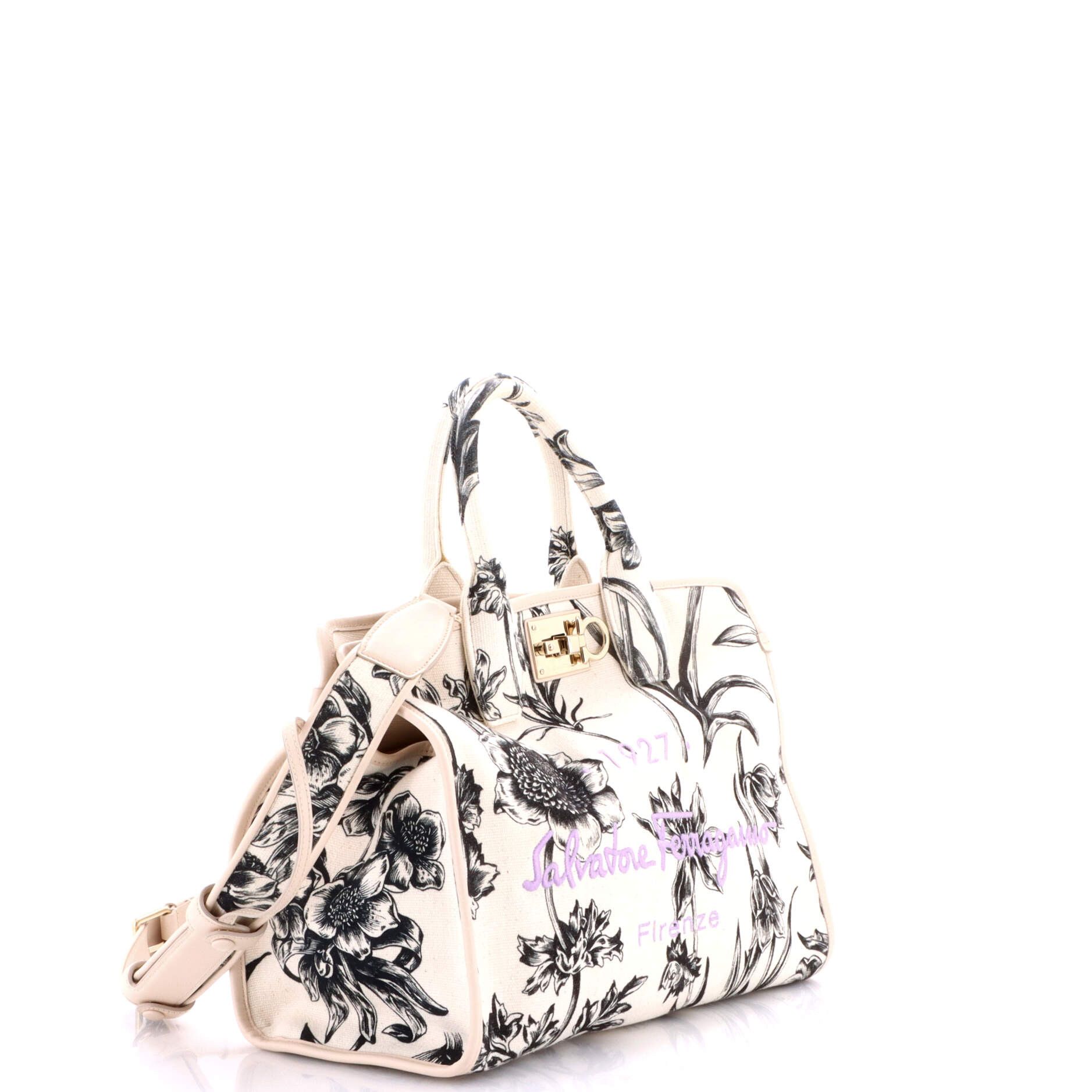 Salvatore Ferragamo Studio Logo Satchel Size ONE SIZE - 3 Thumbnail