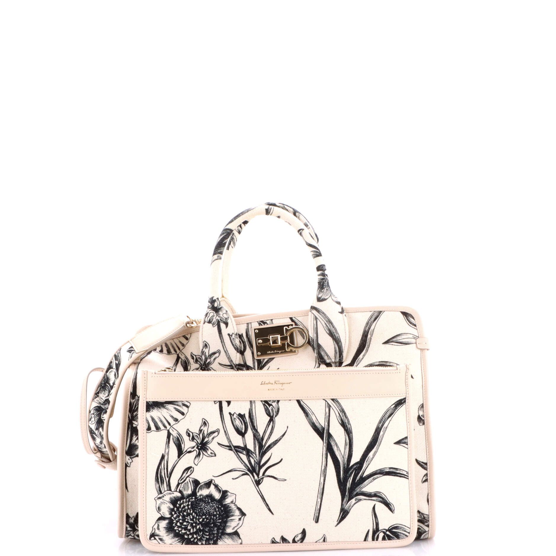 Salvatore Ferragamo Studio Logo Satchel Size ONE SIZE - 2 Thumbnail