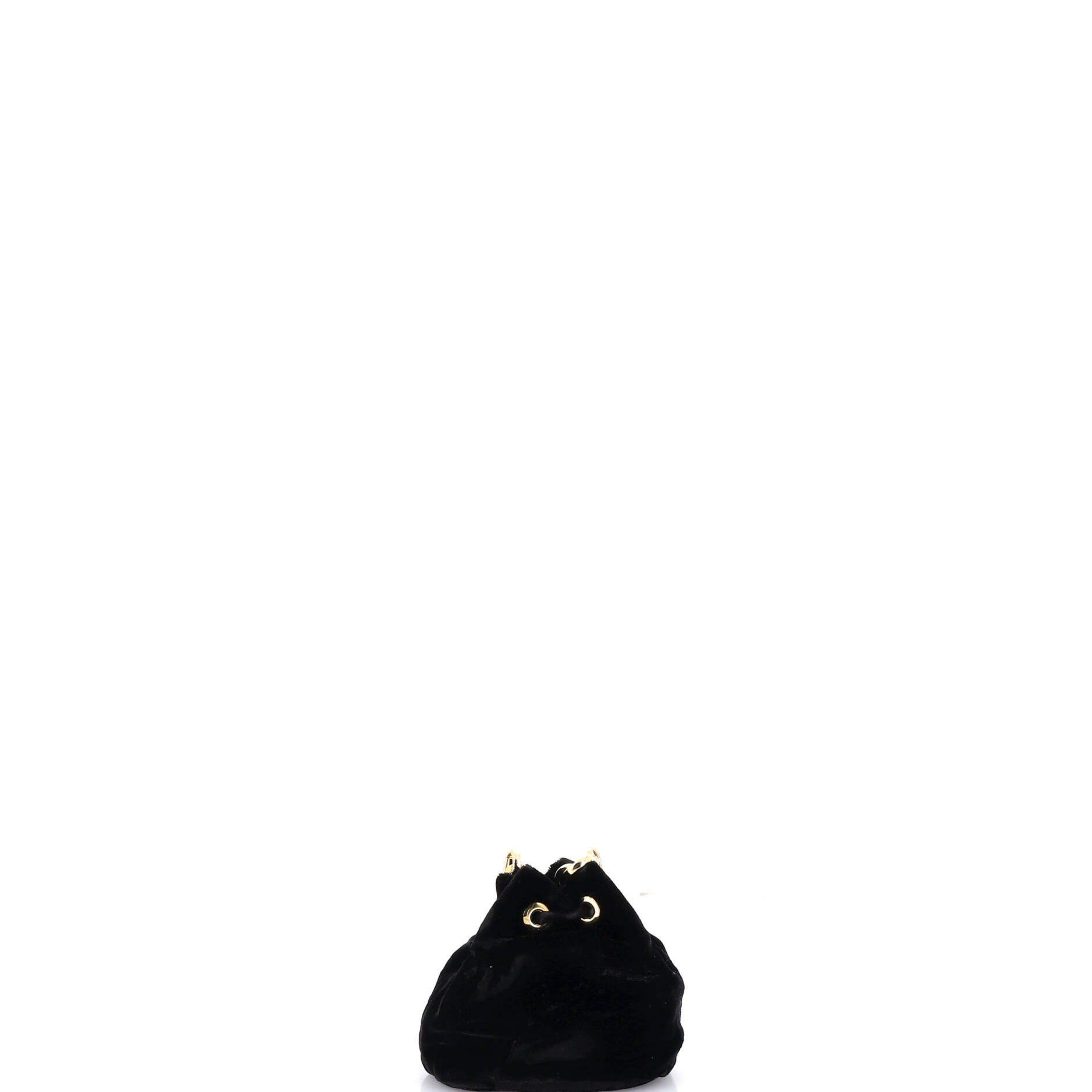 Prada Triangle Logo Drawstring Pouch Bucket Bag Size ONE SIZE - 3 Thumbnail