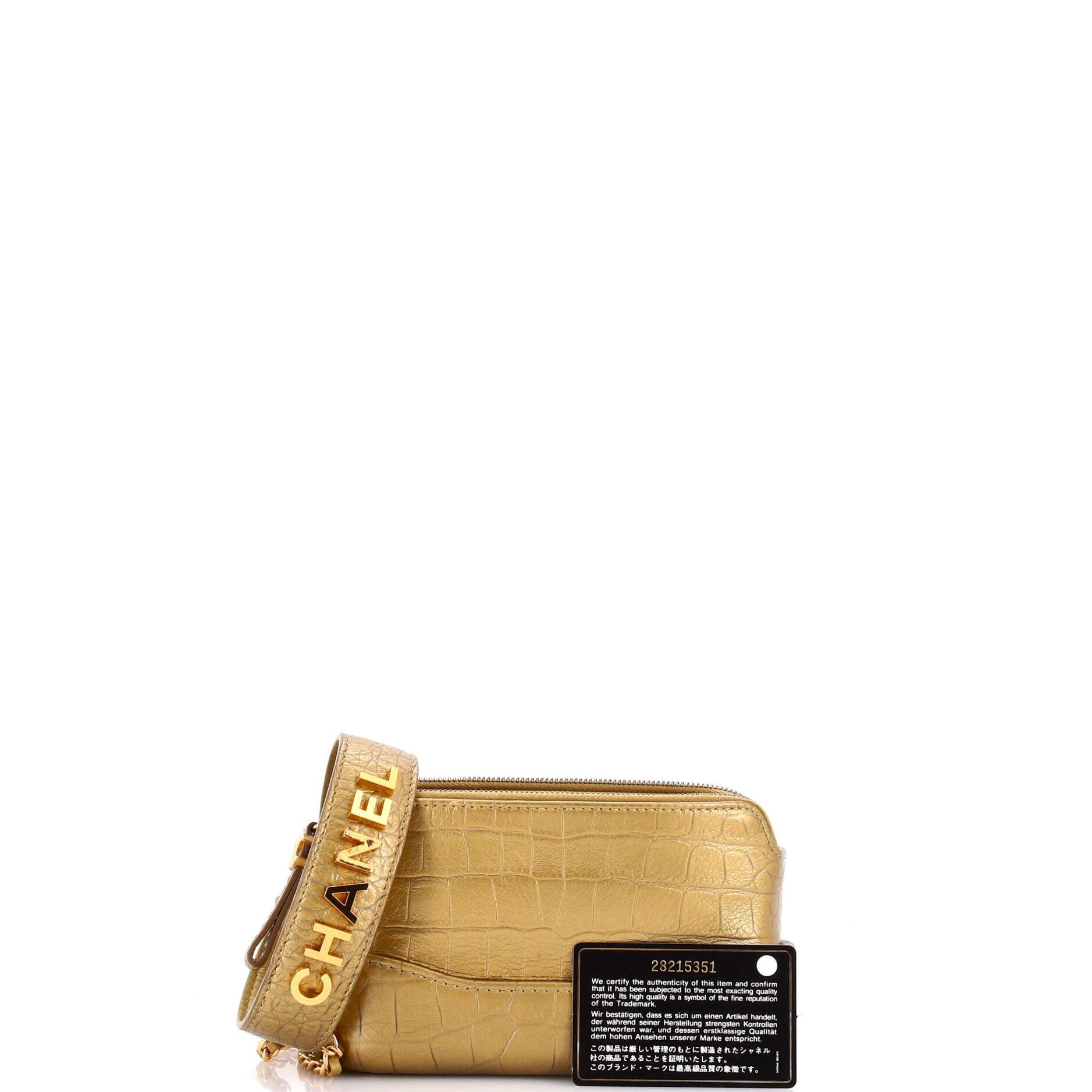 Chanel Gabrielle Logo Handle Double Zip Clutch with Chain Size ONE SIZE - 2 Thumbnail