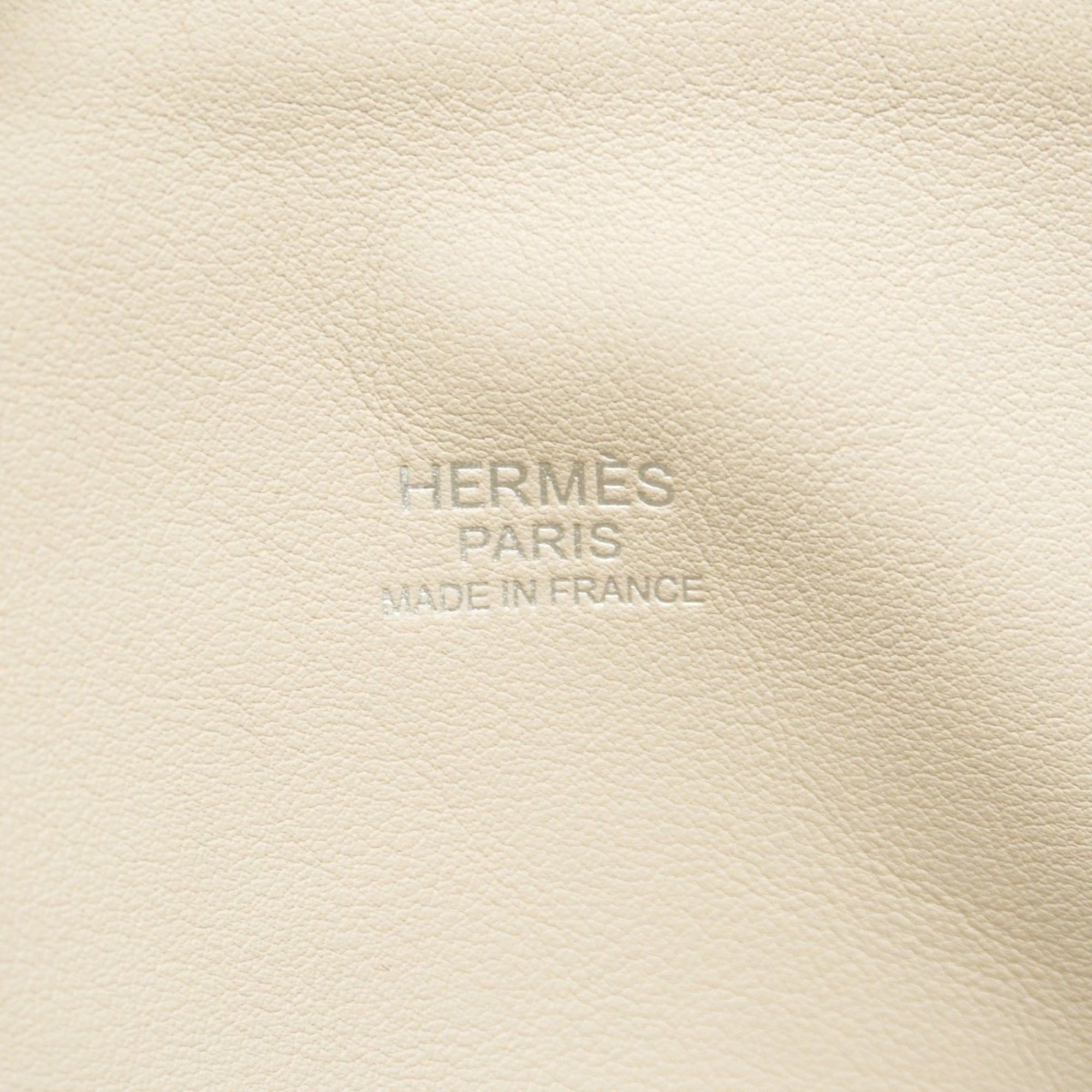 Hermes Hermès Bolide 31 Handbag, Taurillon Clemence Leather, Beton, C Stamp, 2-Way Bag, Women's